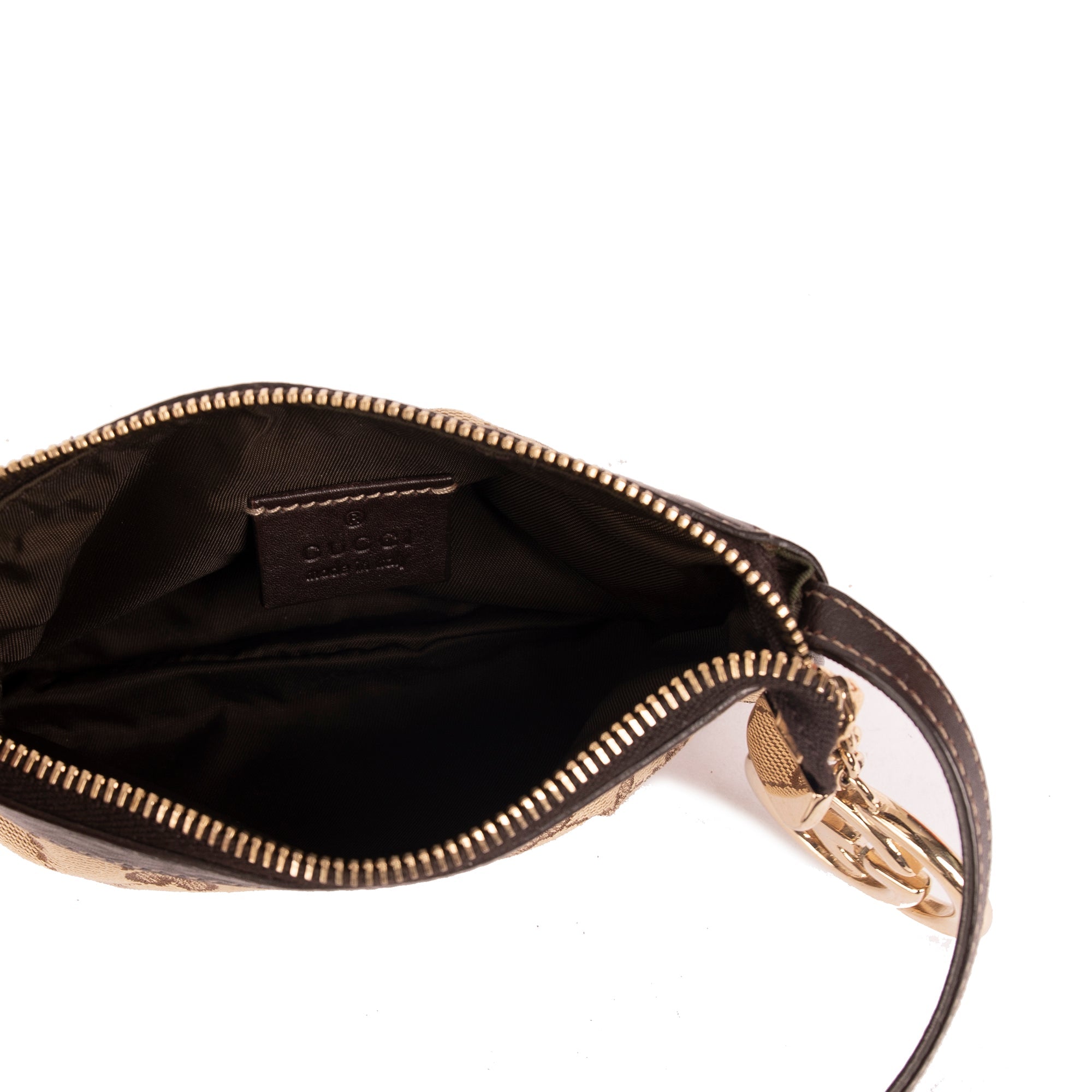 Gucci GG Canvas Charm Sling Pochette