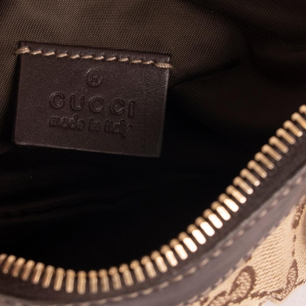 Gucci GG Canvas Charm Sling Pochette