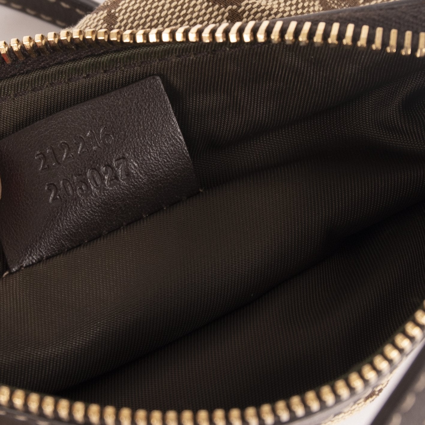 Gucci GG Canvas Charm Sling Pochette w/ Box