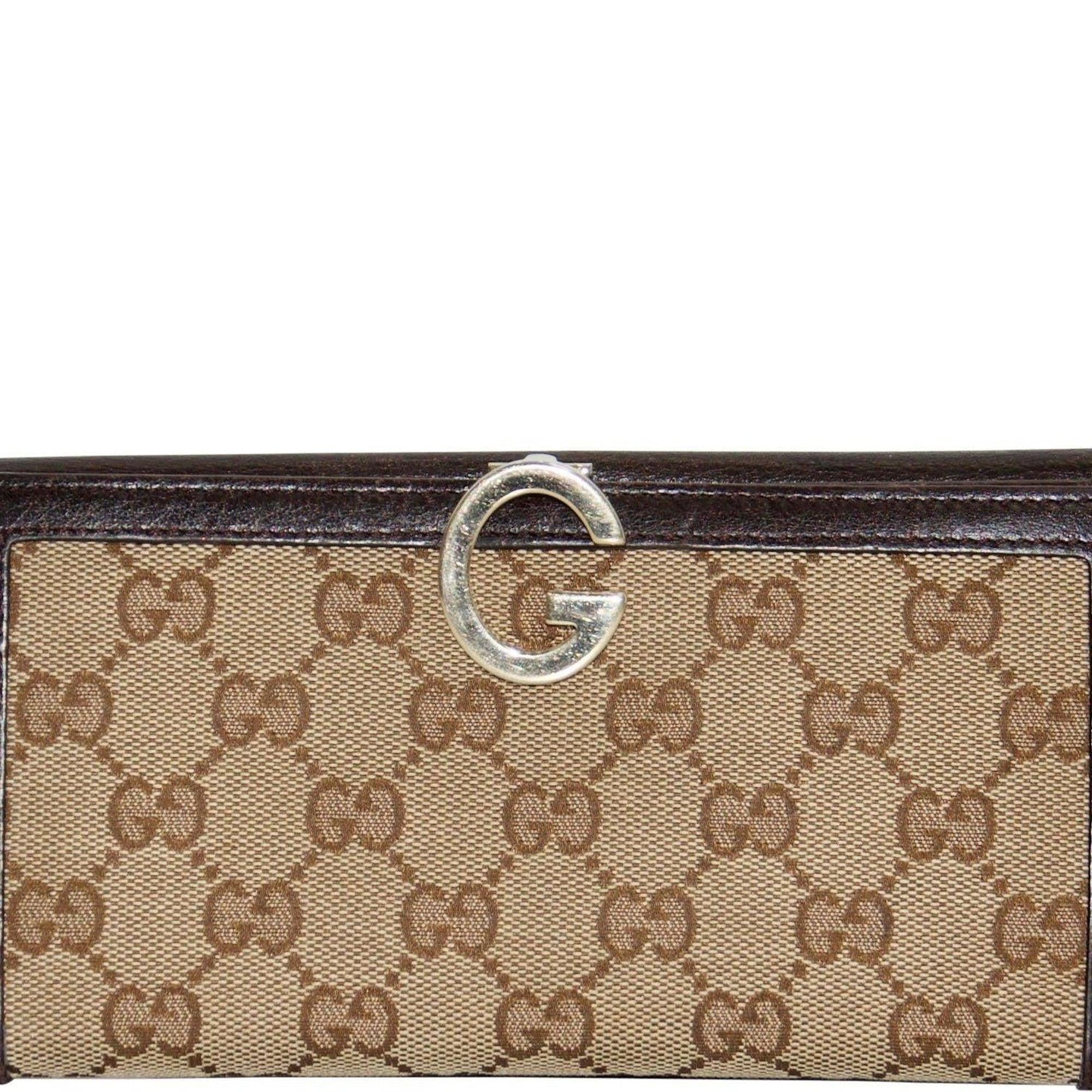 Gucci GG Canvas Continental Wallet
