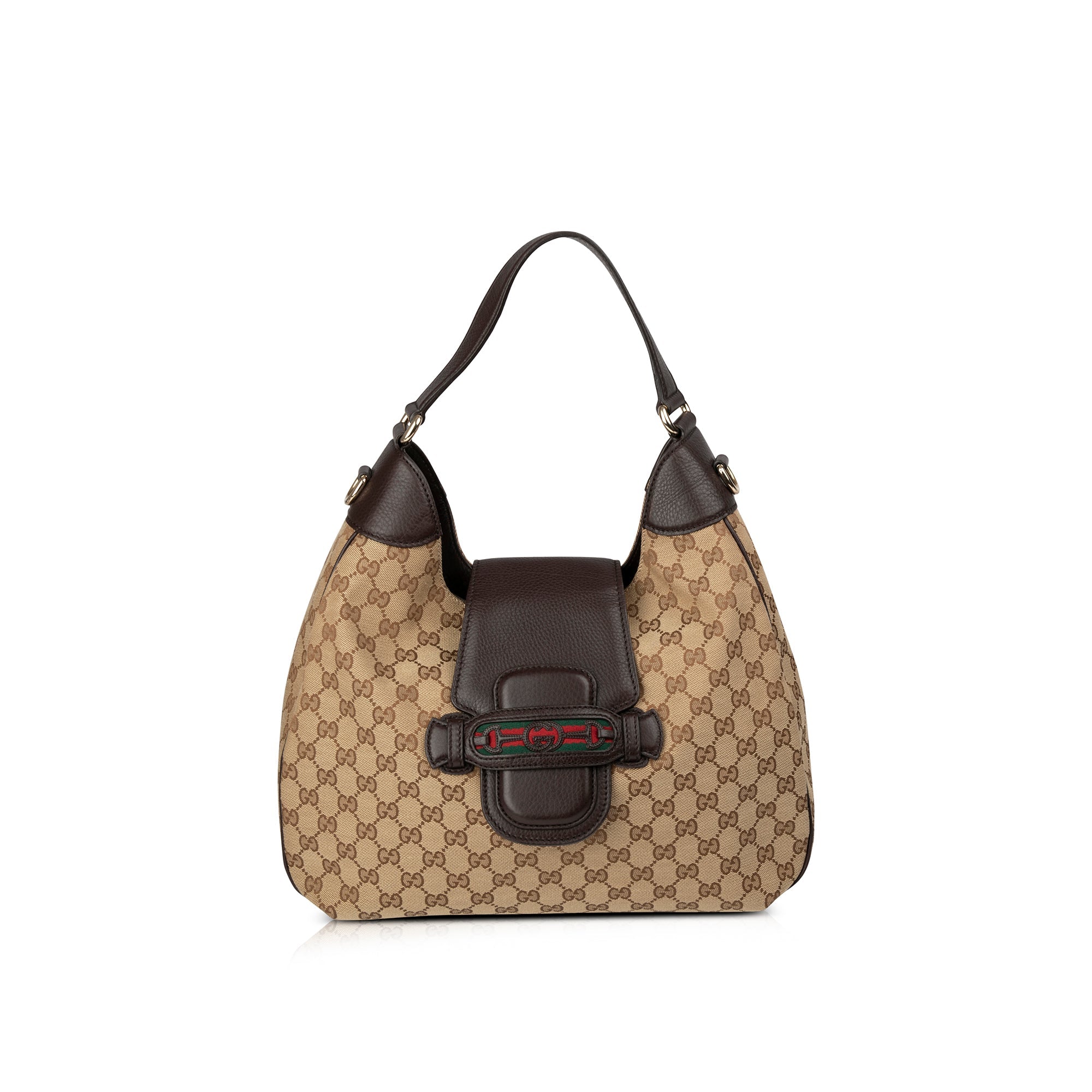Gucci GG Canvas Dressage Hobo w/ Strap