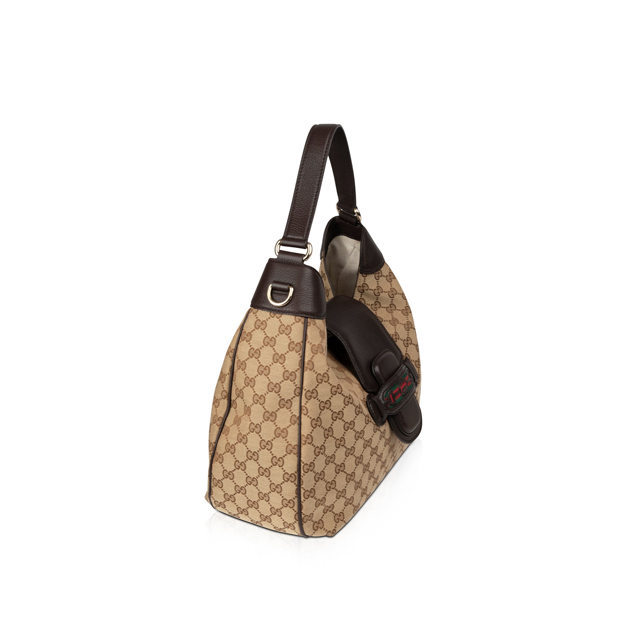 Gucci GG Canvas Dressage Hobo w/ Strap