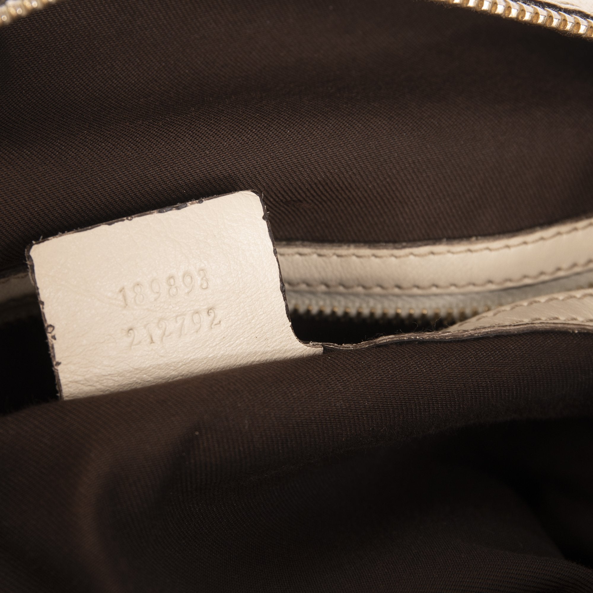 Gucci GG Canvas Equestrian Horseshoe Bowler Bag