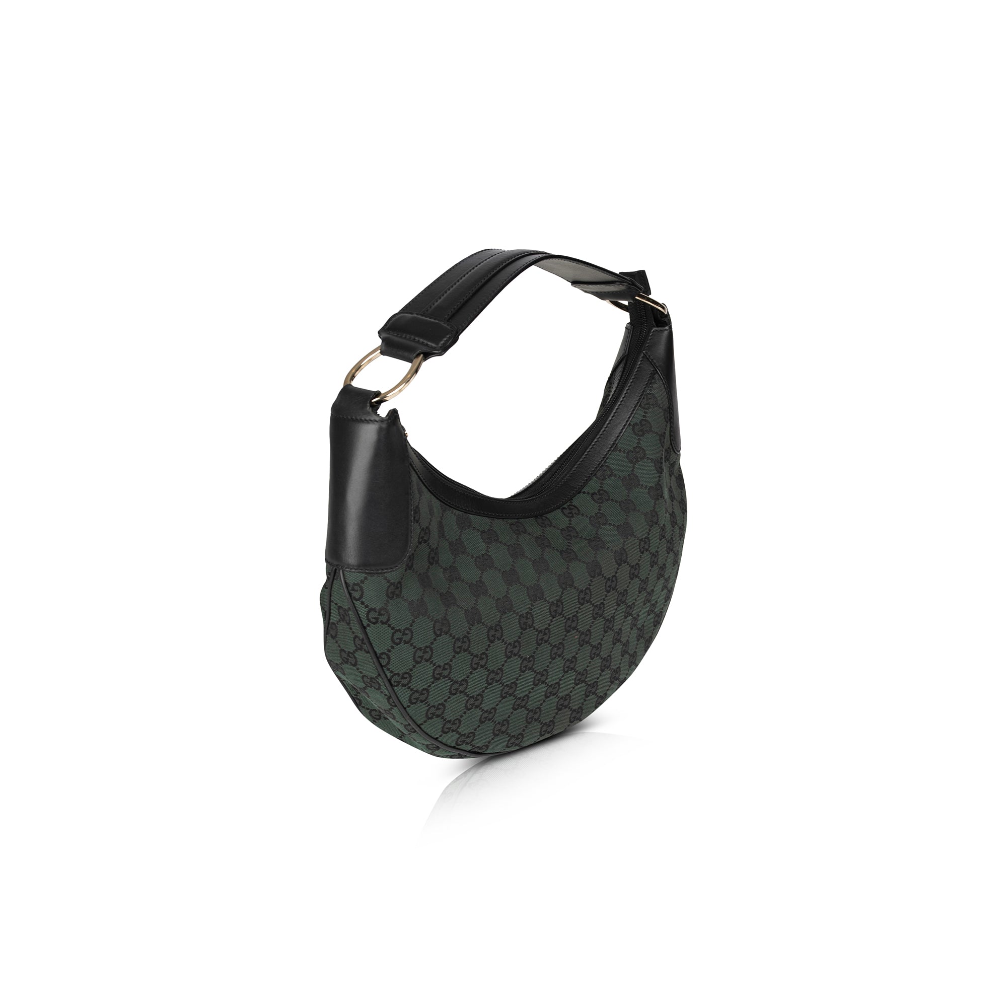 Gucci GG Canvas Half Moon Hobo