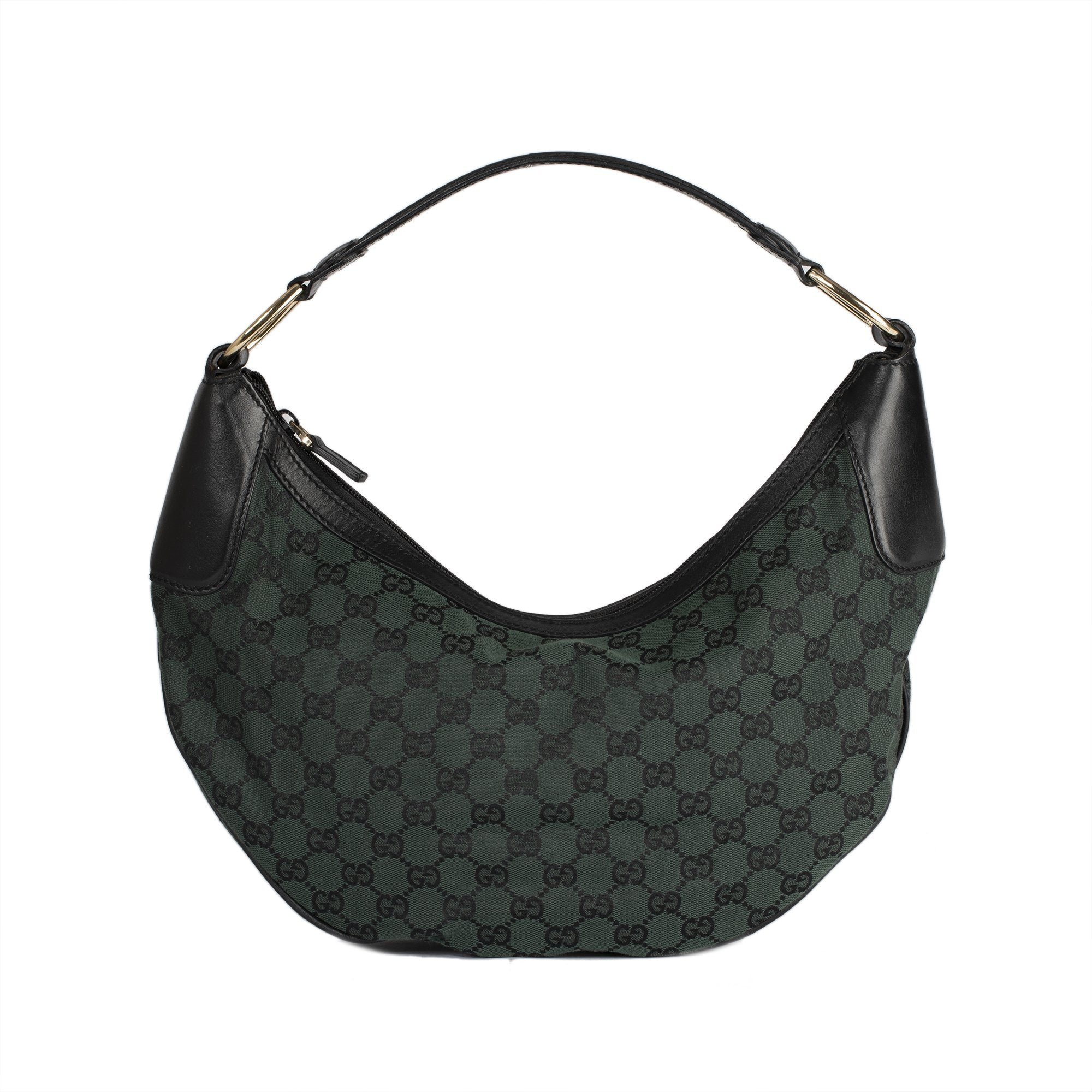 Gucci GG Canvas Half Moon Hobo