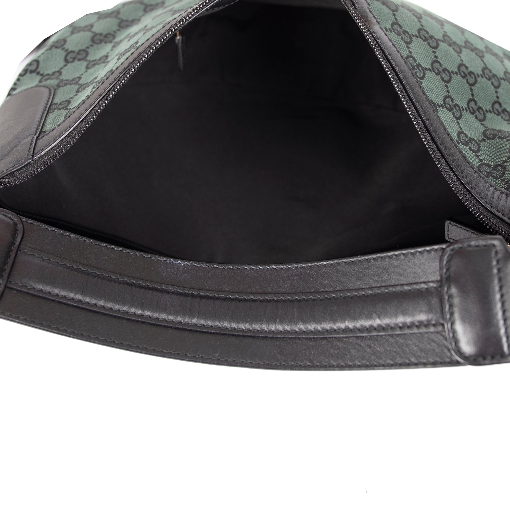 Gucci GG Canvas Half Moon Hobo