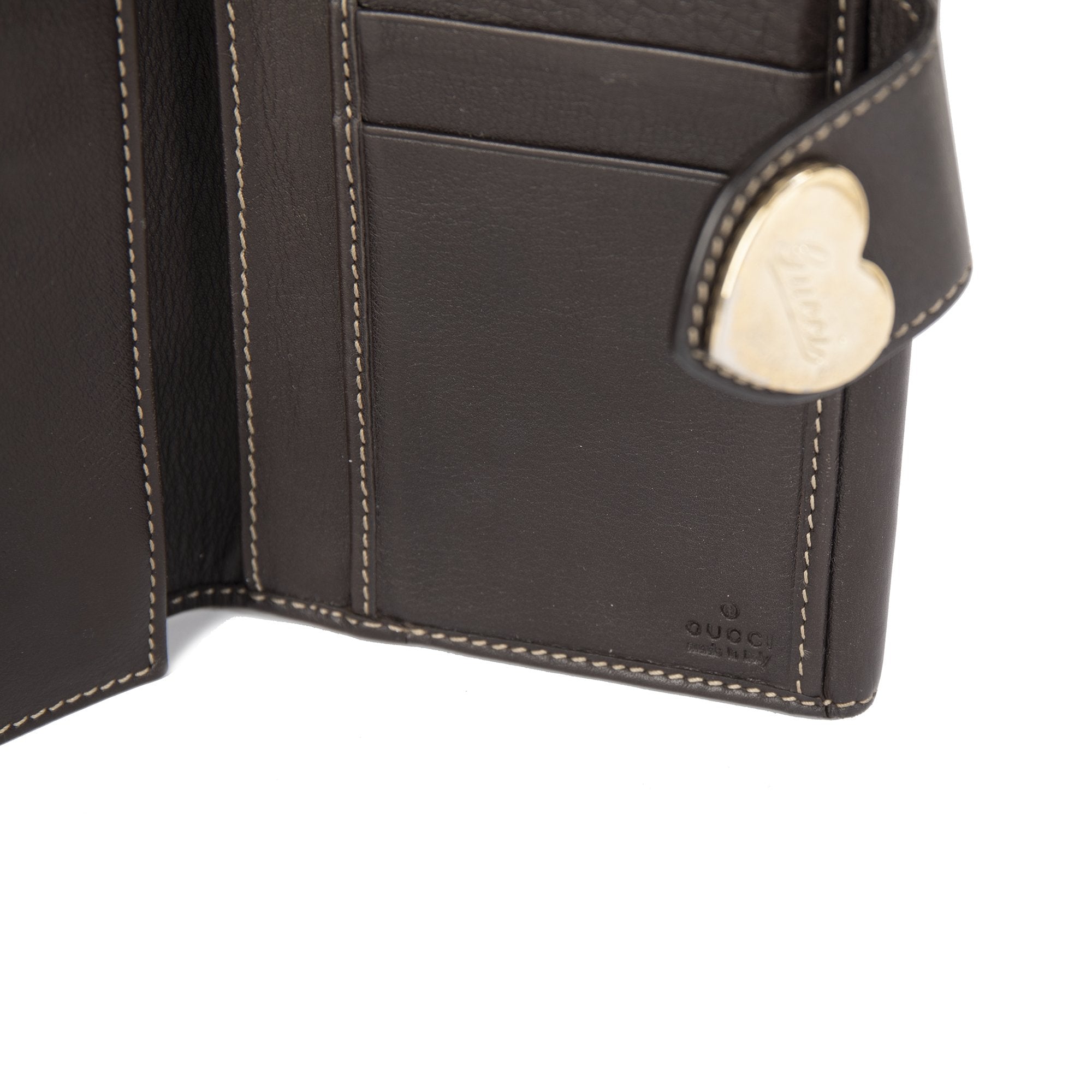 Gucci GG Canvas Heart Continental Wallet