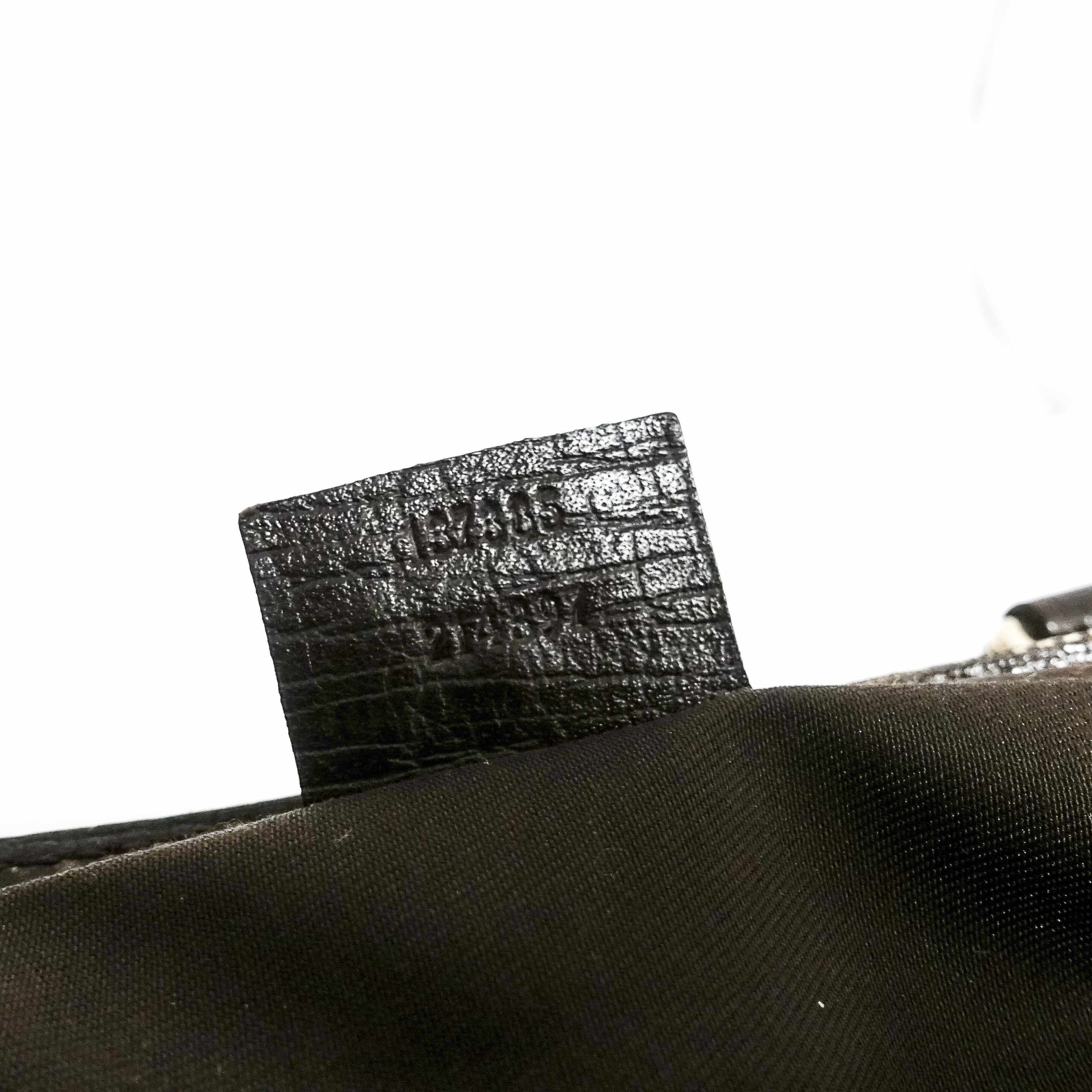 Gucci GG Canvas Horsebit Hasler Tote Handbag