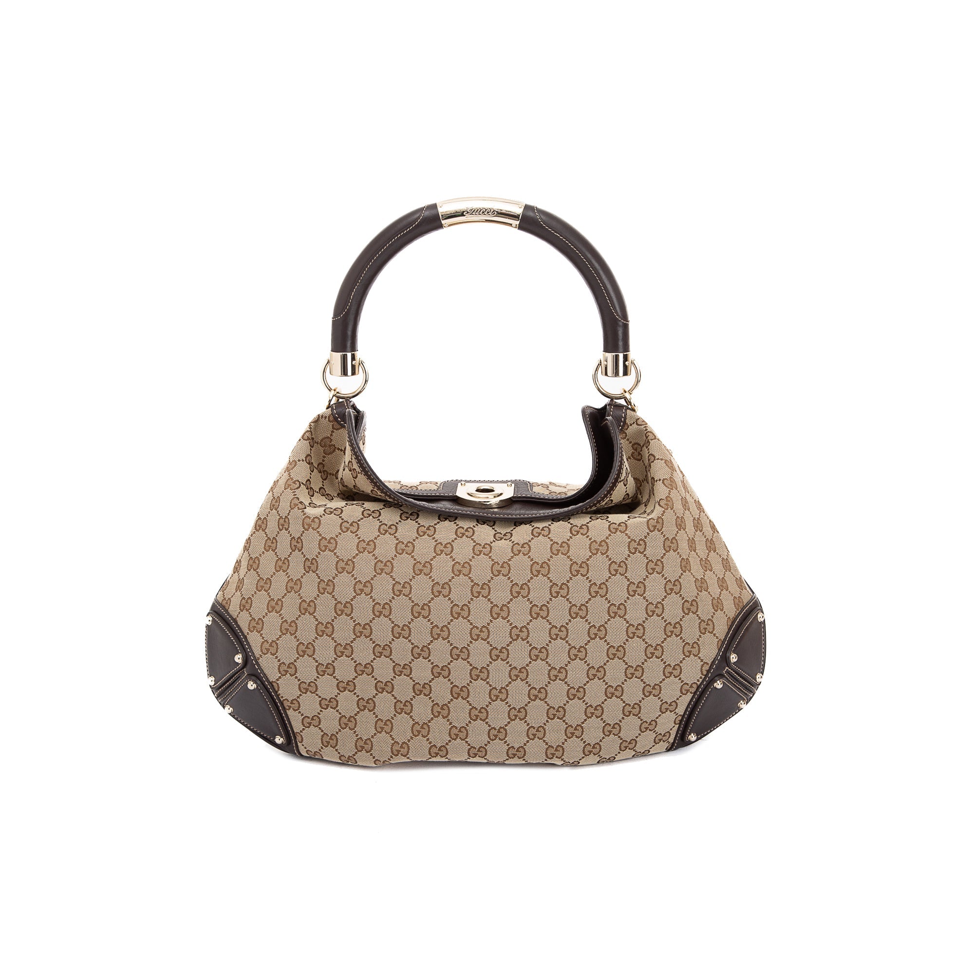 Gucci GG Canvas Large Indy Hobo w/ Strap