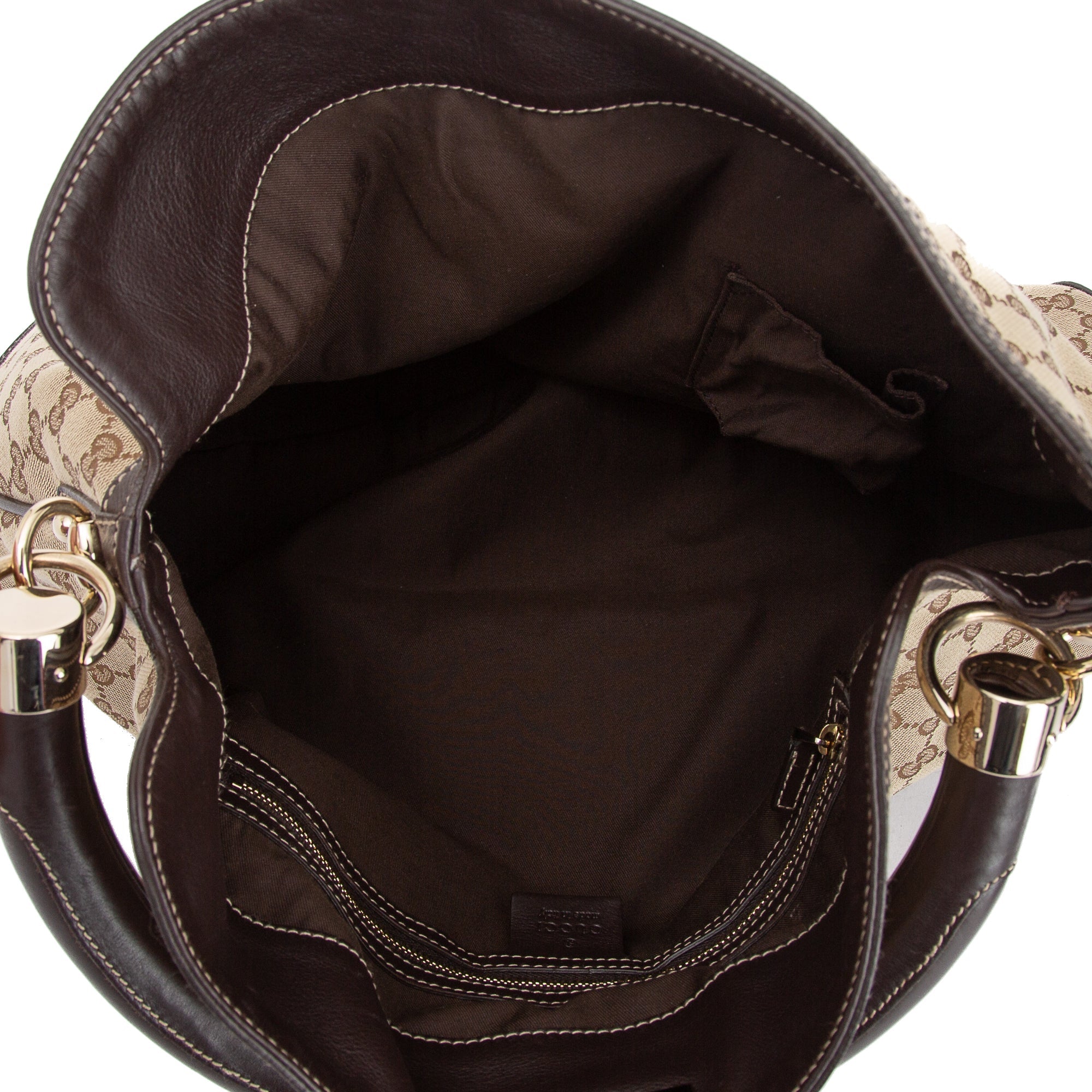 Gucci GG Canvas Large Indy Hobo w/ Strap