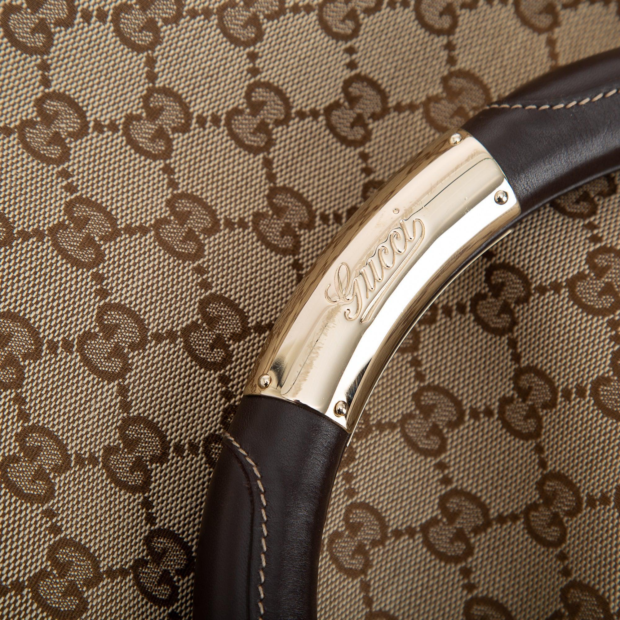 Gucci GG Canvas Large Indy Hobo w/ Strap