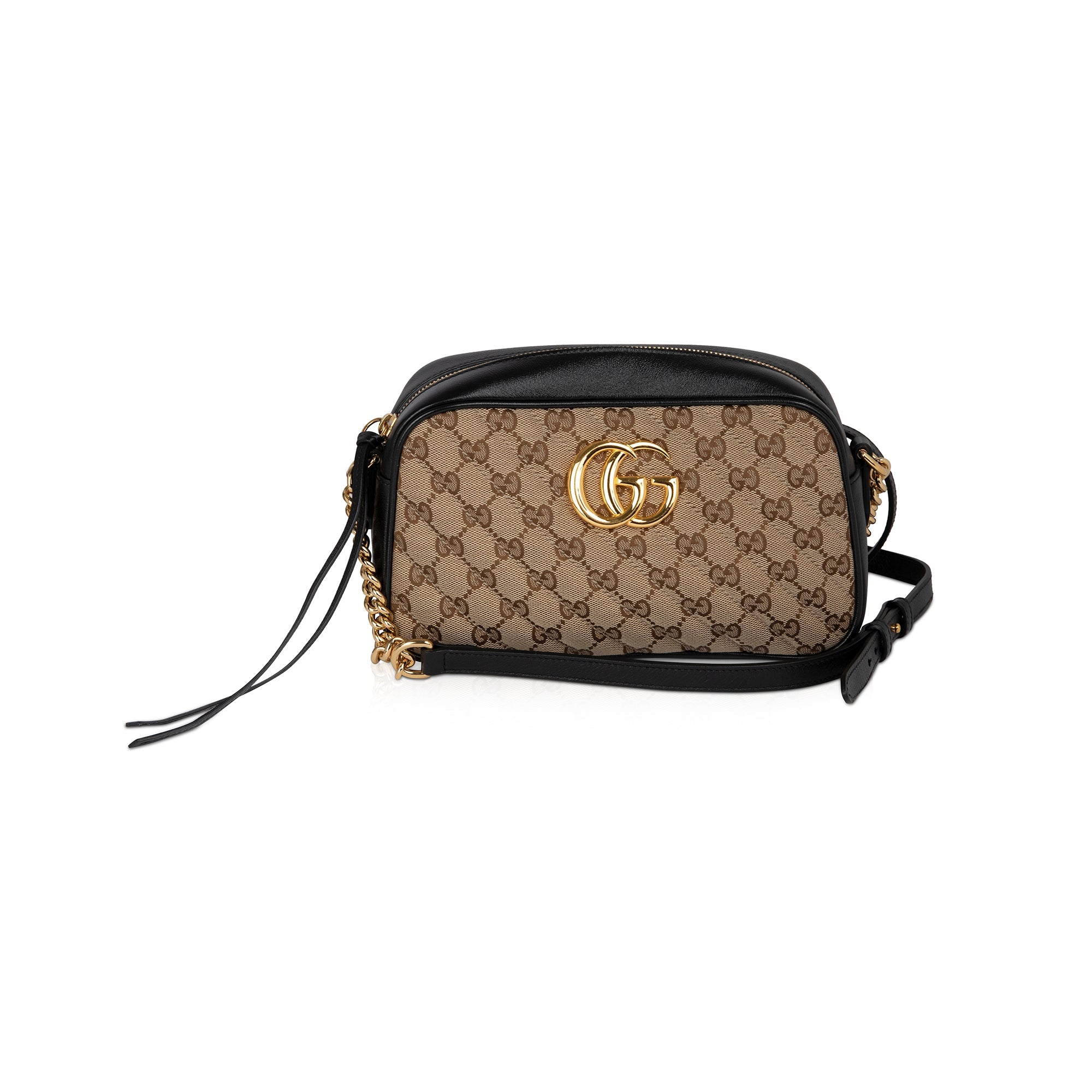 Gucci GG Canvas Marmont Small Shoulder Bag w/ Box