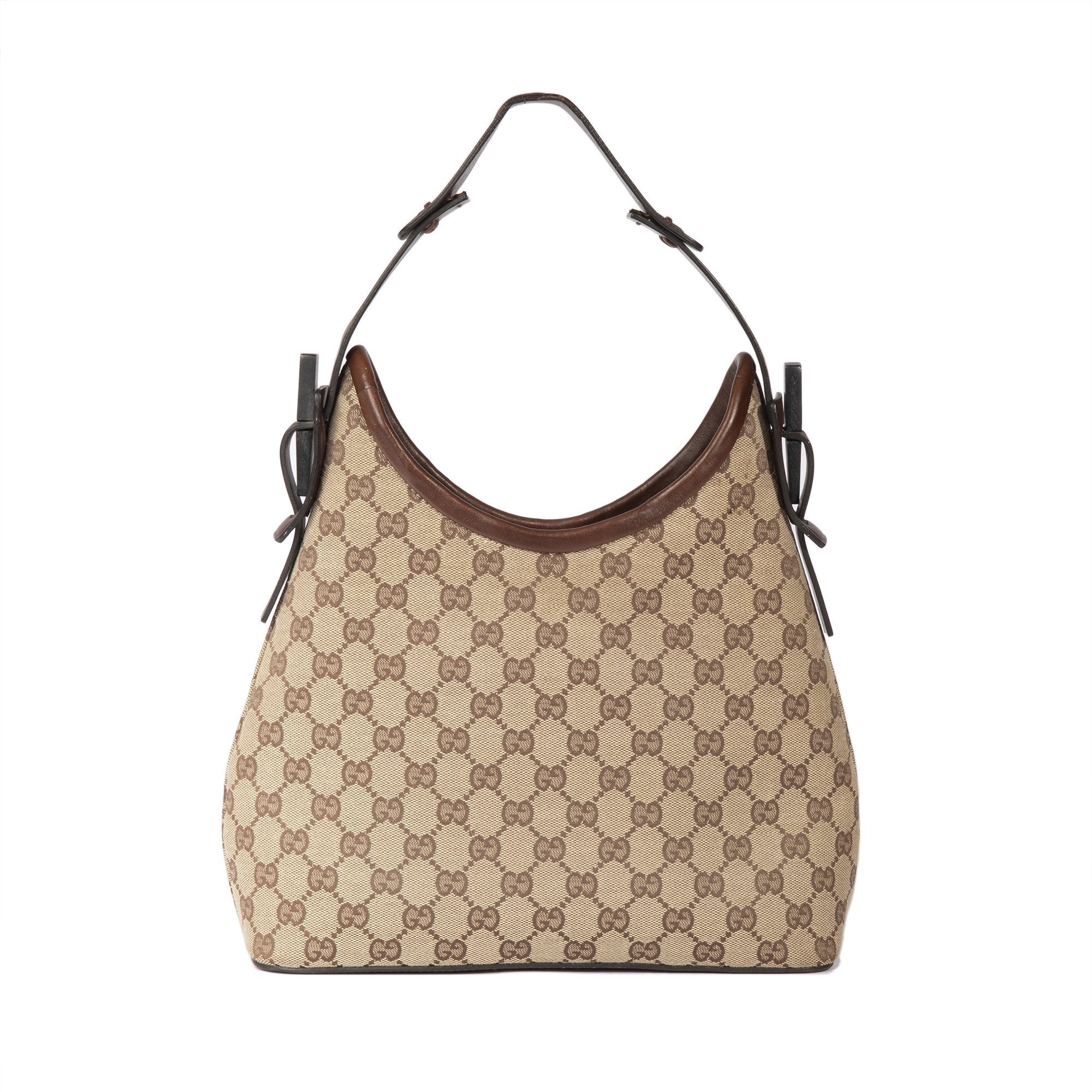 バッグ Gucci Vintage GG Canvas Shoulder Bag Vintage Old Gucci Shoulder Crossbody Bag Blue Canvas Great