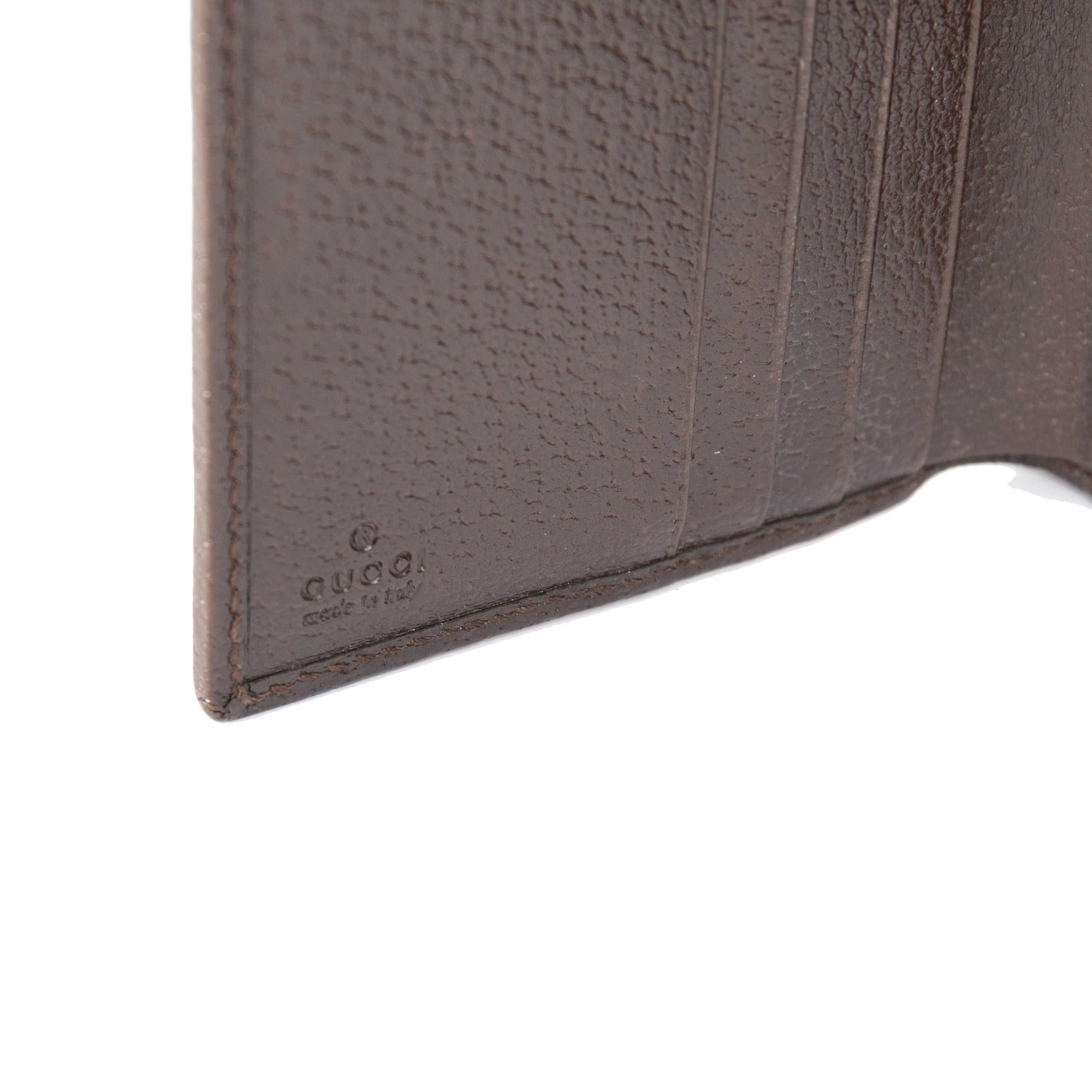 Gucci GG Canvas Web Compact Wallet