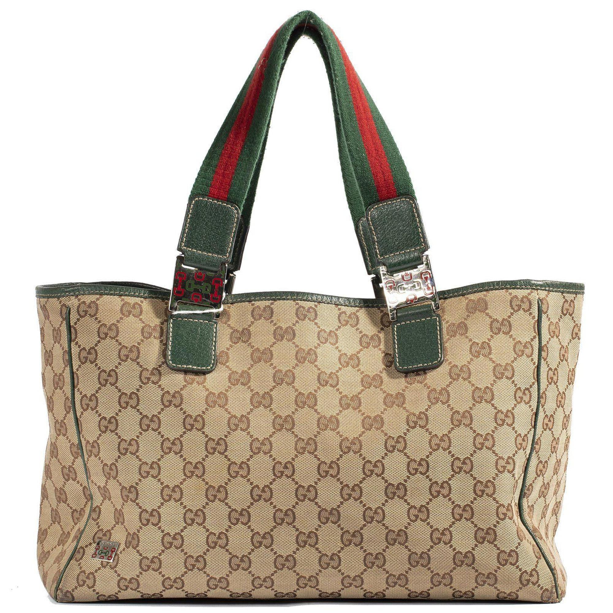 Gucci GG Canvas Web Tote