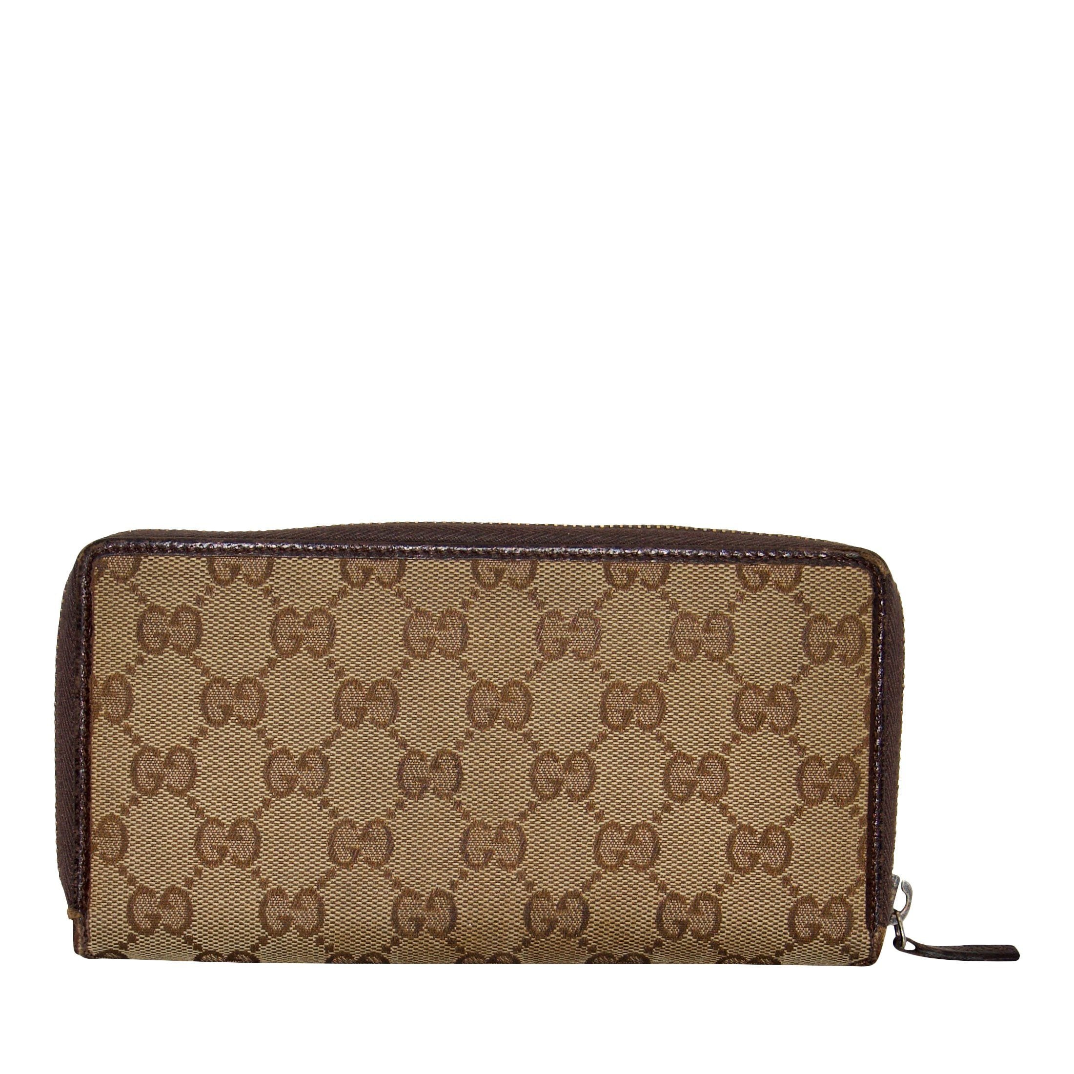 Gucci GG Canvas Zip Wallet
