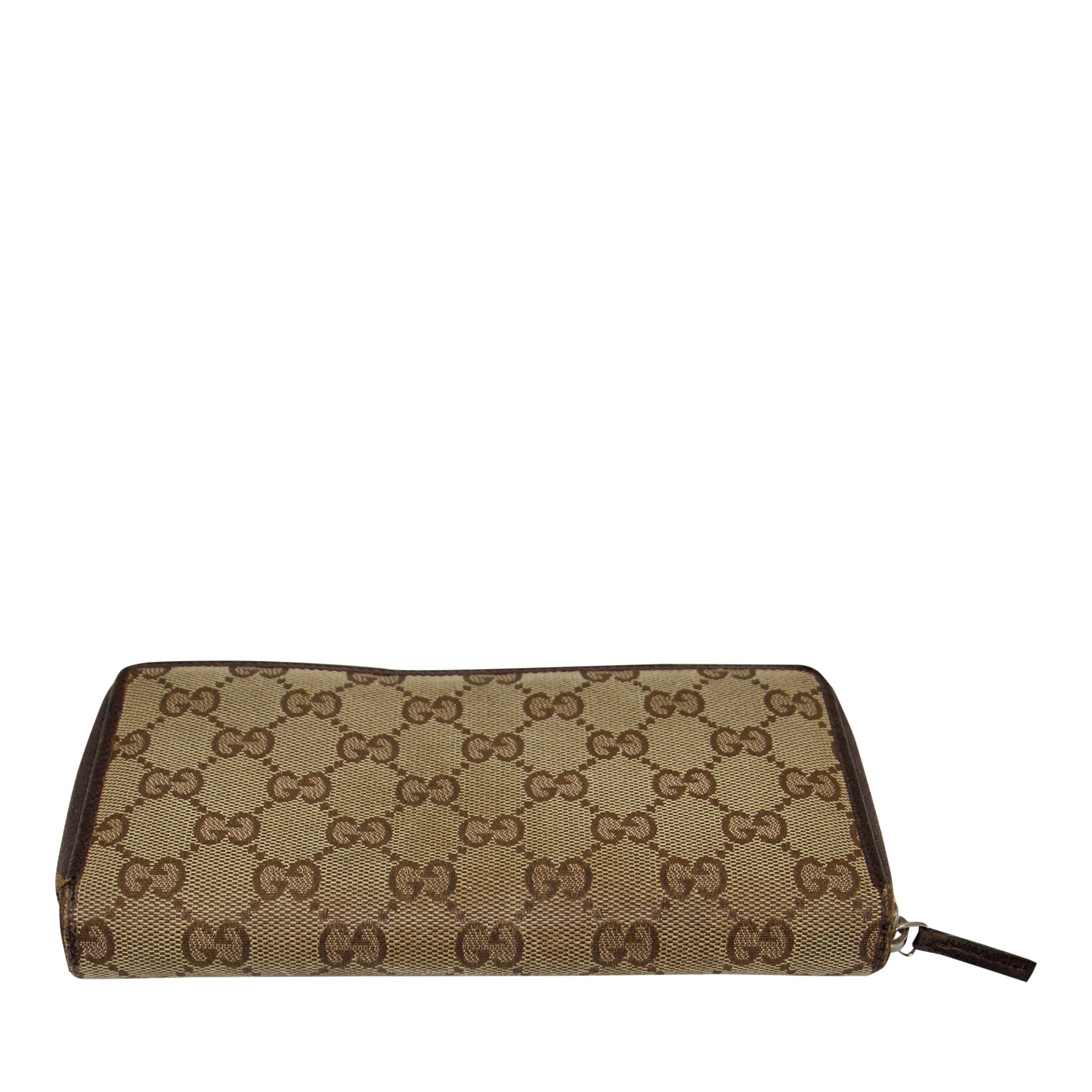 Gucci GG Canvas Zip Wallet