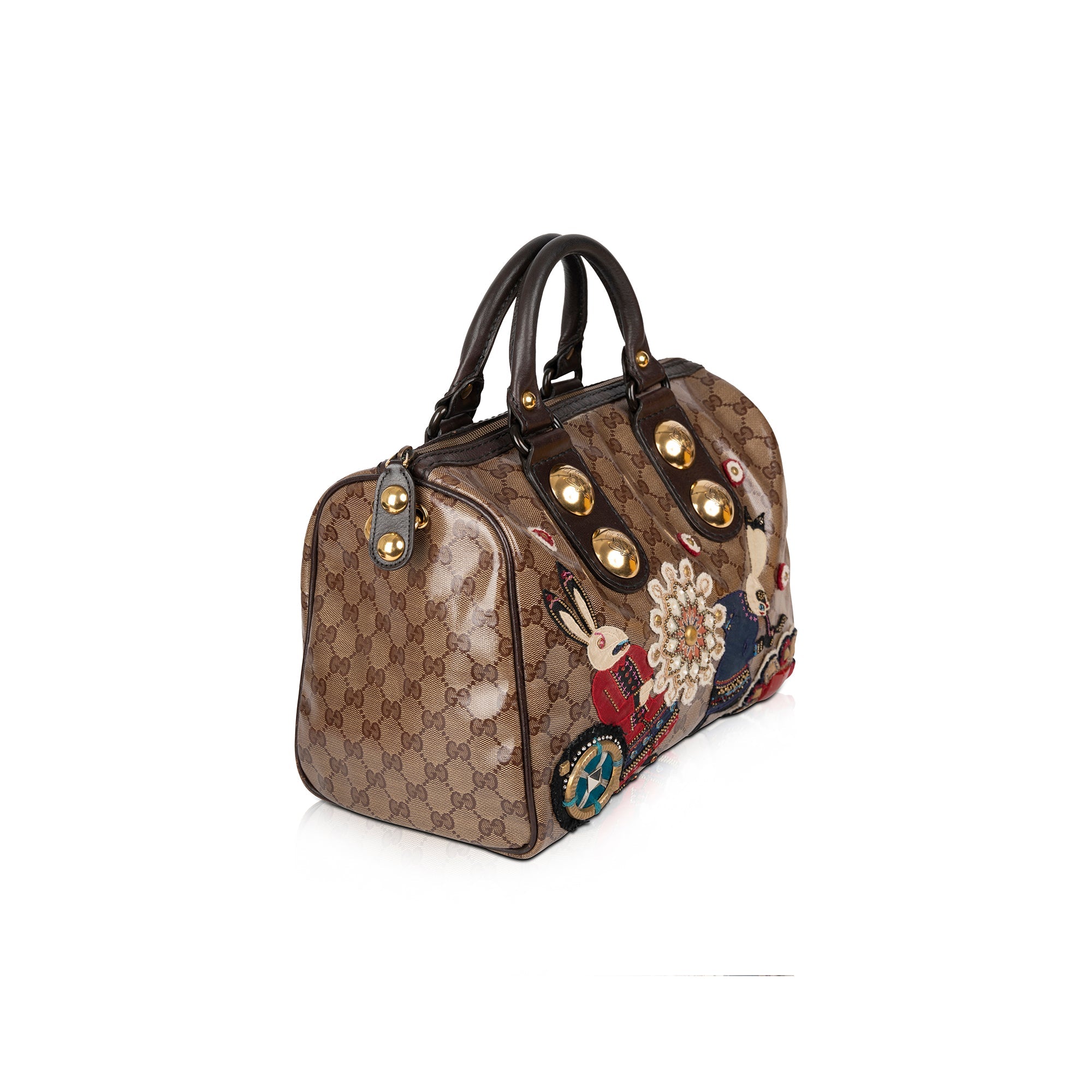 Gucci GG Cystal Fable Babouska Boston Bag