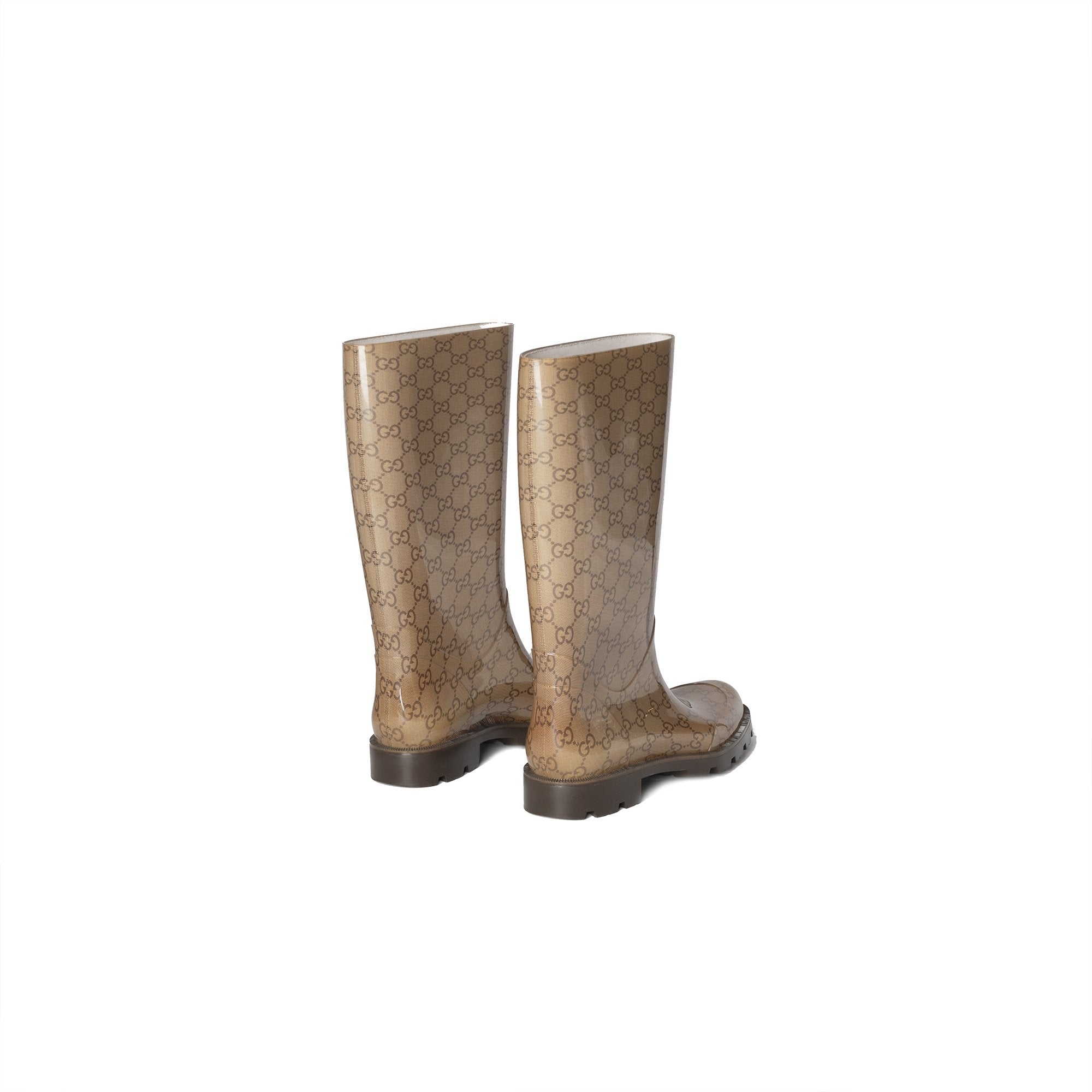 Gucci GG Logo Rain Boots, Size 39/9