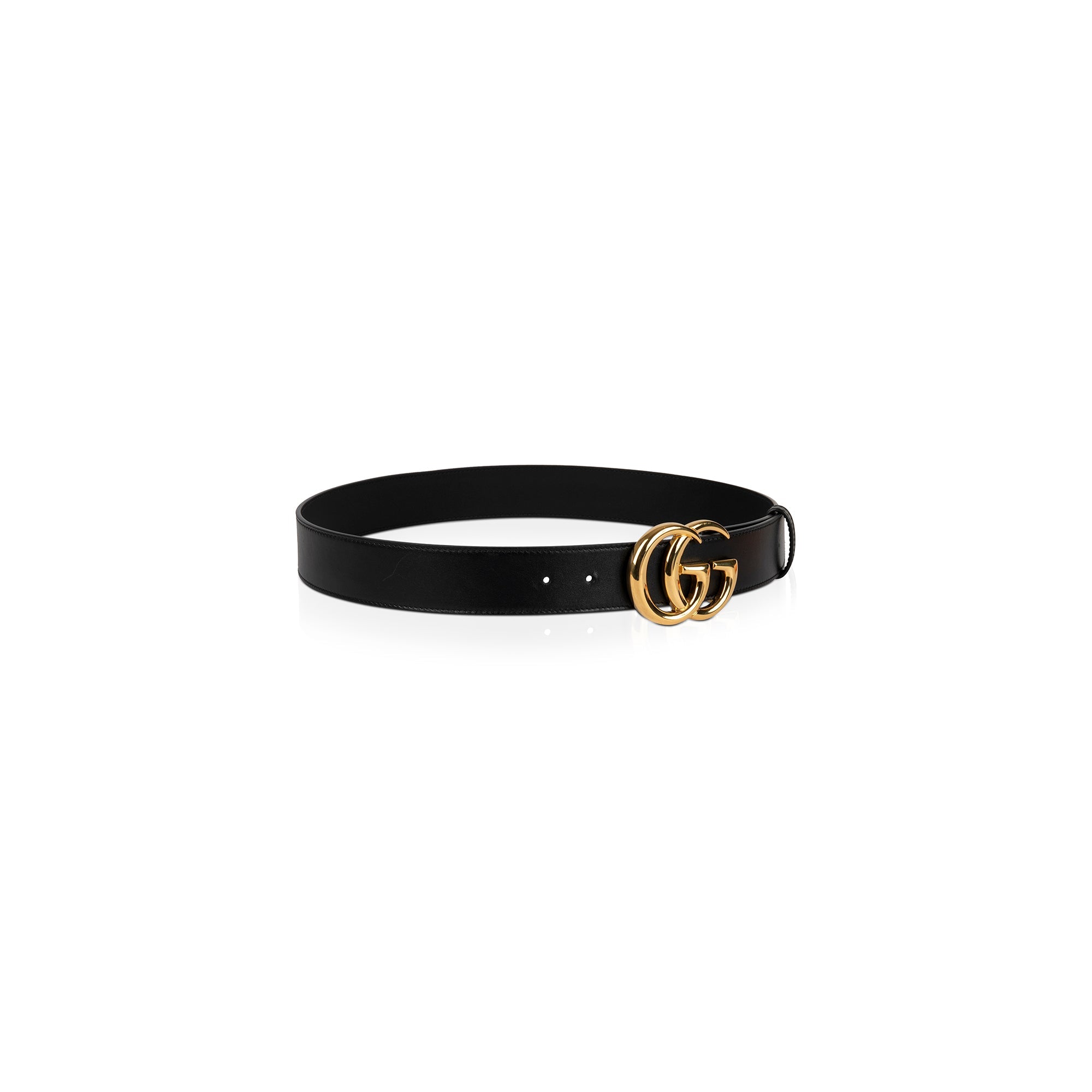Gucci Rhinestone Belt Gucci GG Marmont Belt with Shiny Buckle w/ Box & Receipt – OLIVER'S