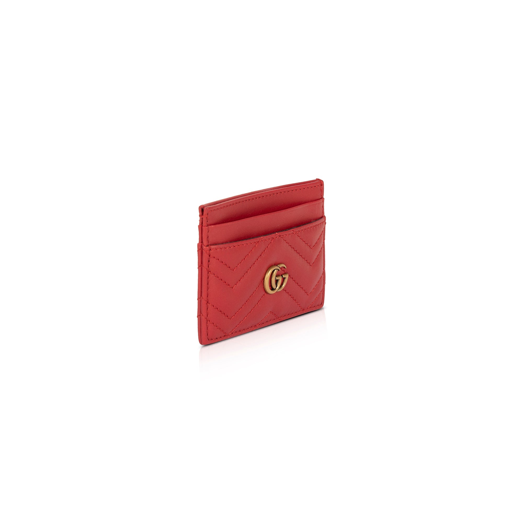 Gucci GG Marmont Card Case w/ Box