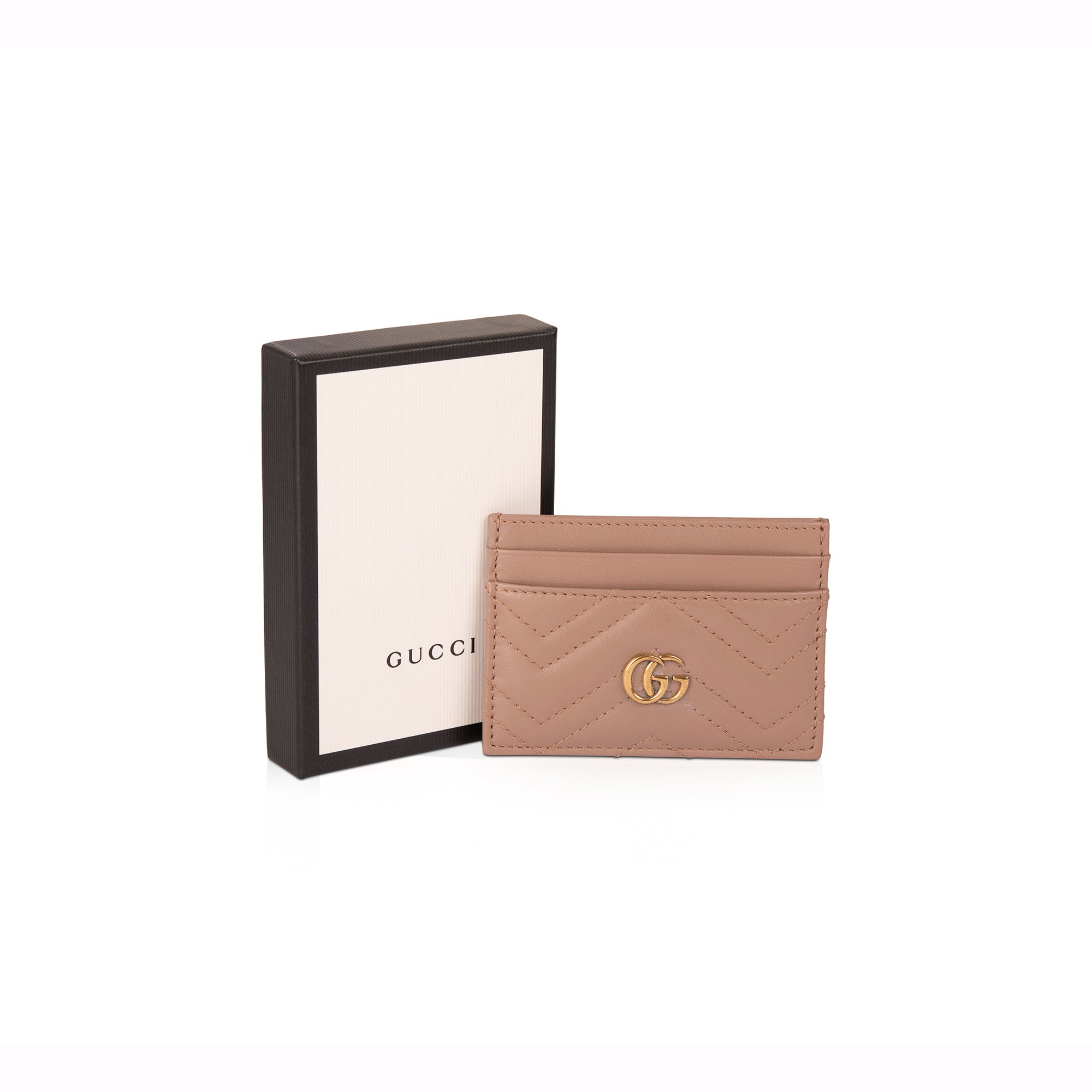 Gucci GG Marmont Card Case w/ Box