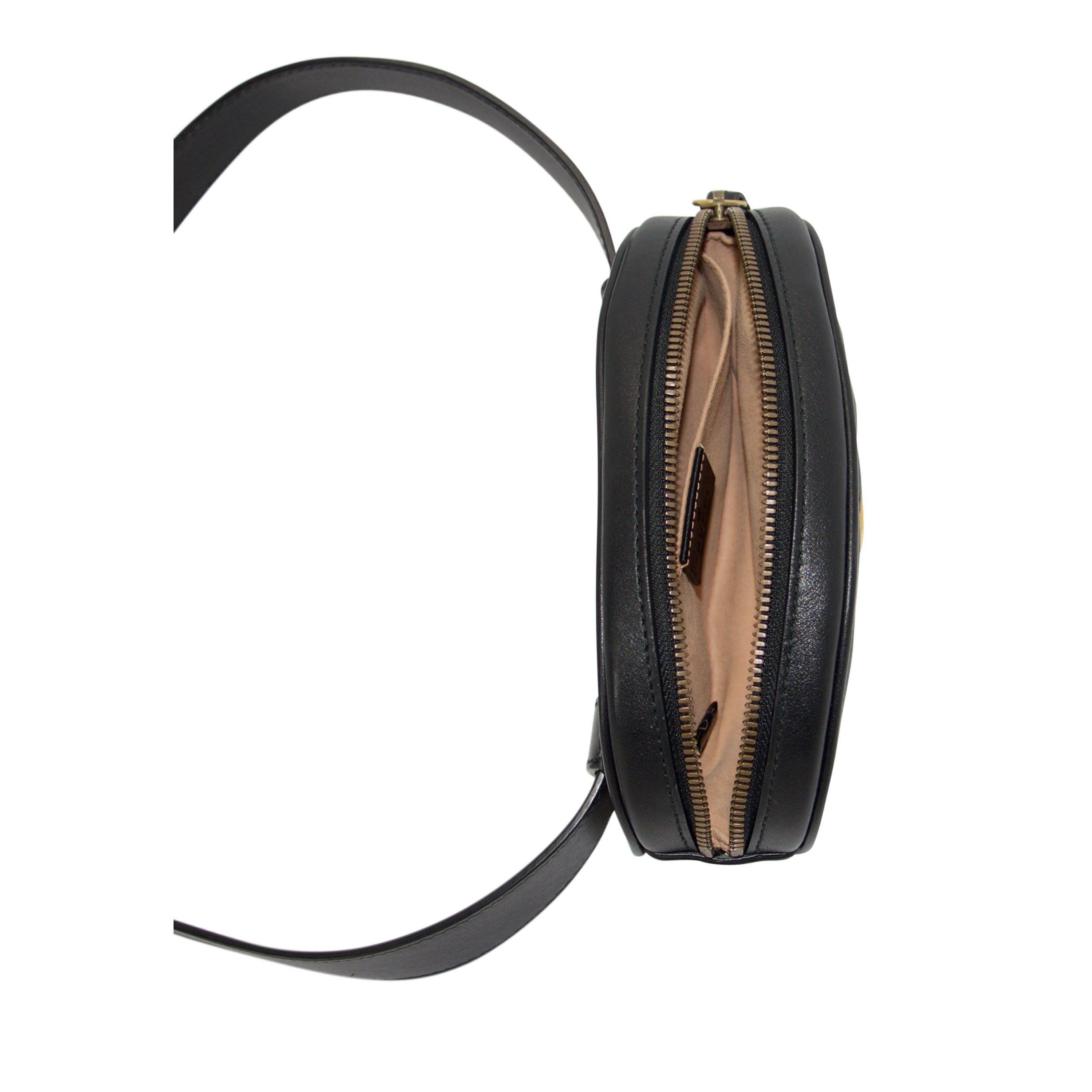 Gucci GG Marmont Matelasse Leather Belt Bag