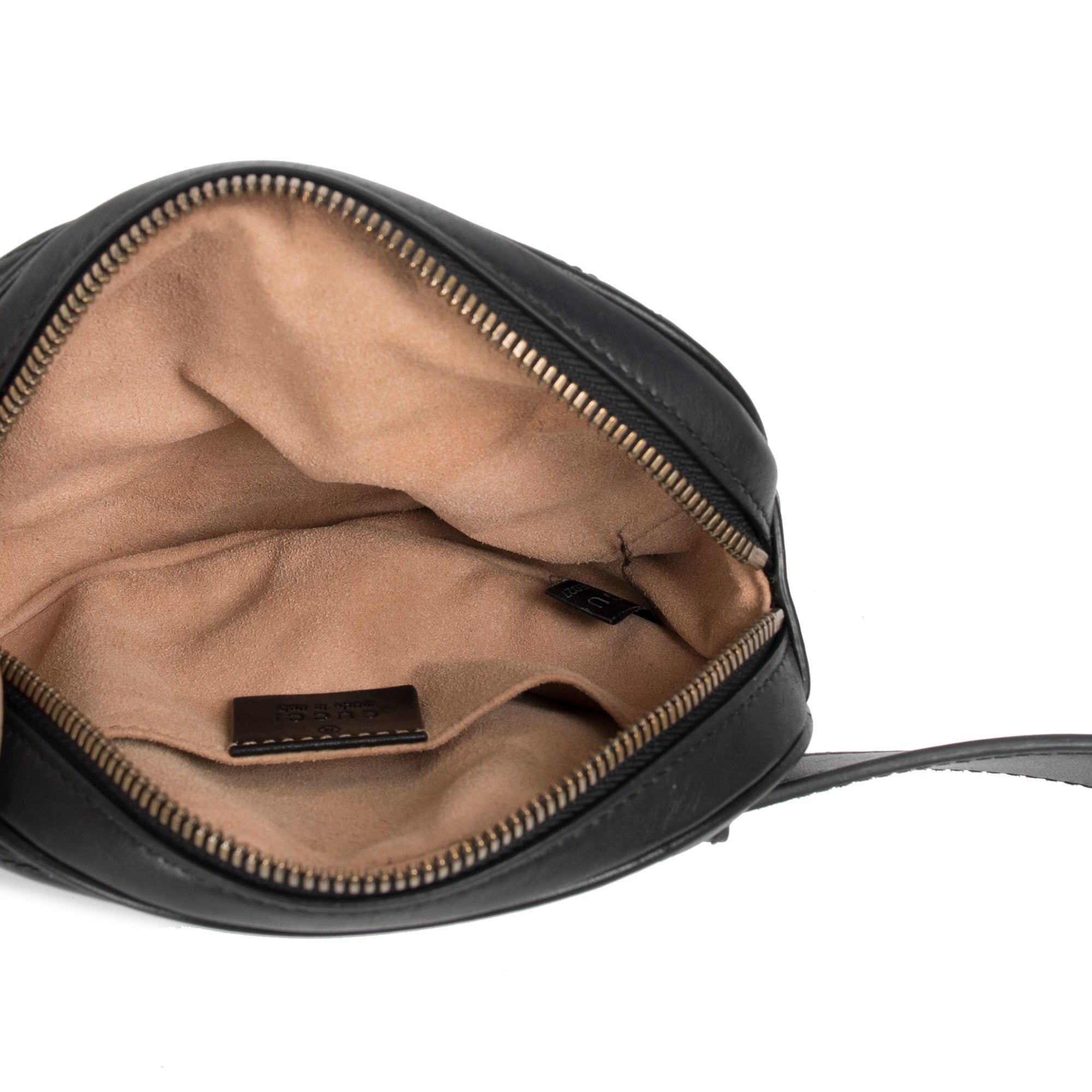 Gucci GG Marmont Matelasse Leather Belt Bag w/ Box & Receipt