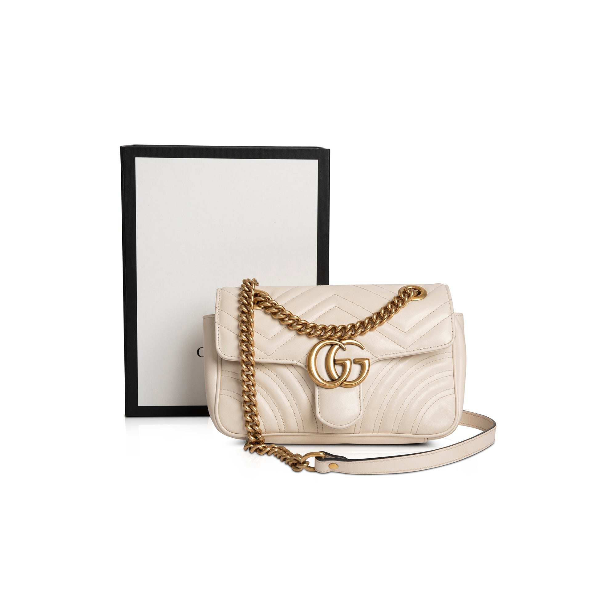 Gucci GG Marmont Matelasse Mini Bag w/ Box