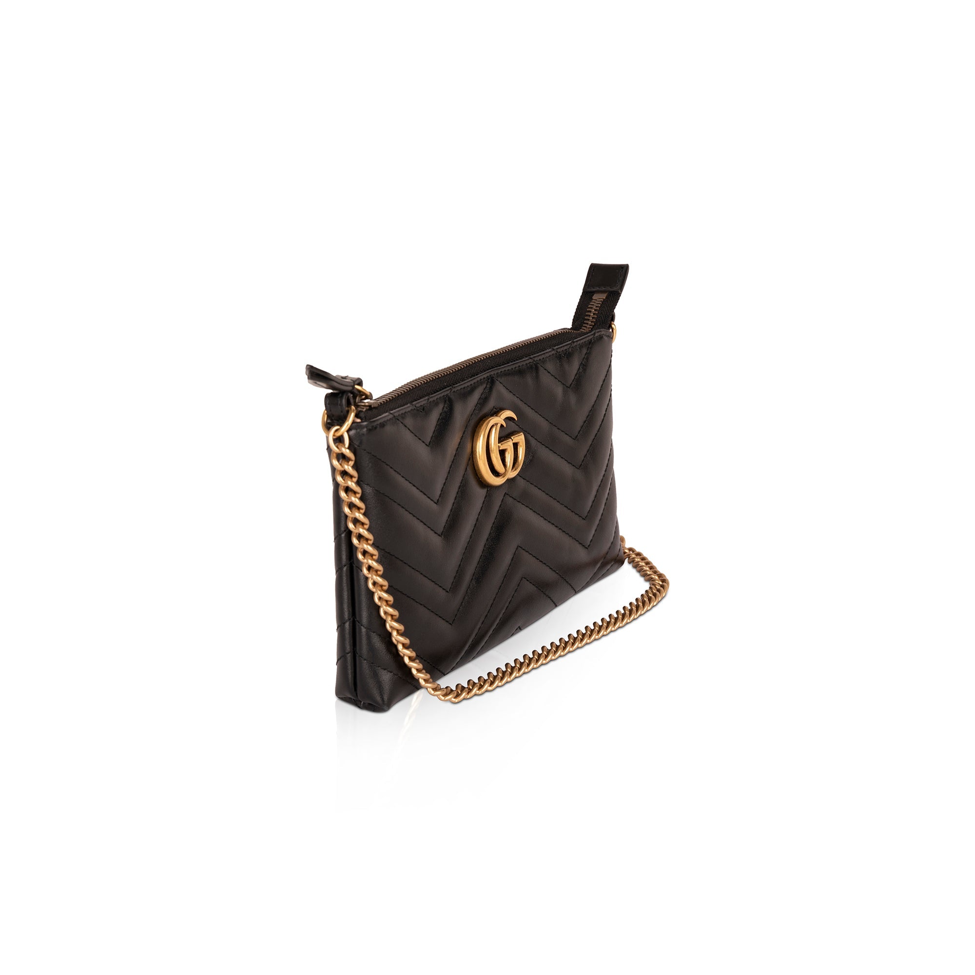 Gucci GG Marmont Matelasse Mini Chain Bag w/ Box