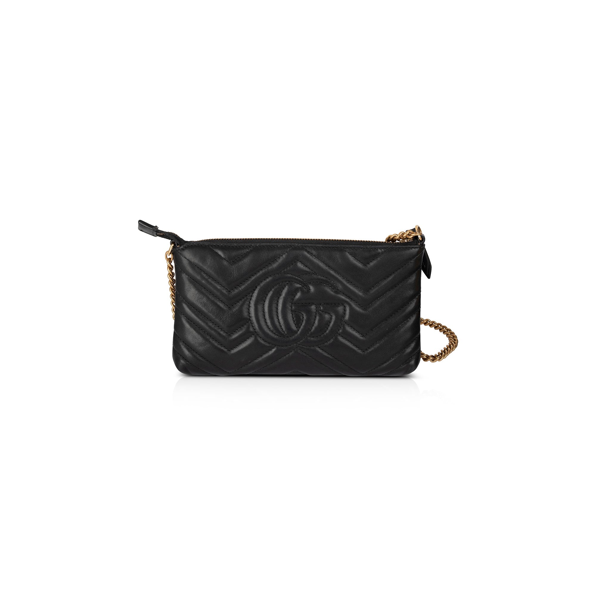 Gucci GG Marmont Matelasse Mini Chain Bag w/ Box