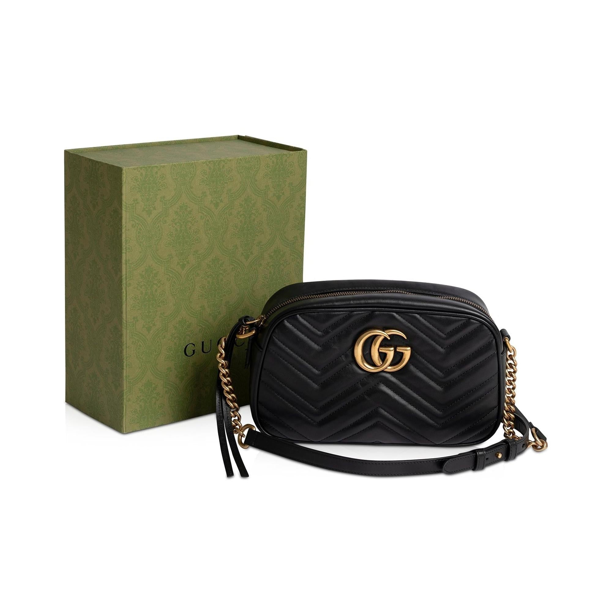 Gucci GG Marmont Matelasse Small Shoulder Bag w/ Box
