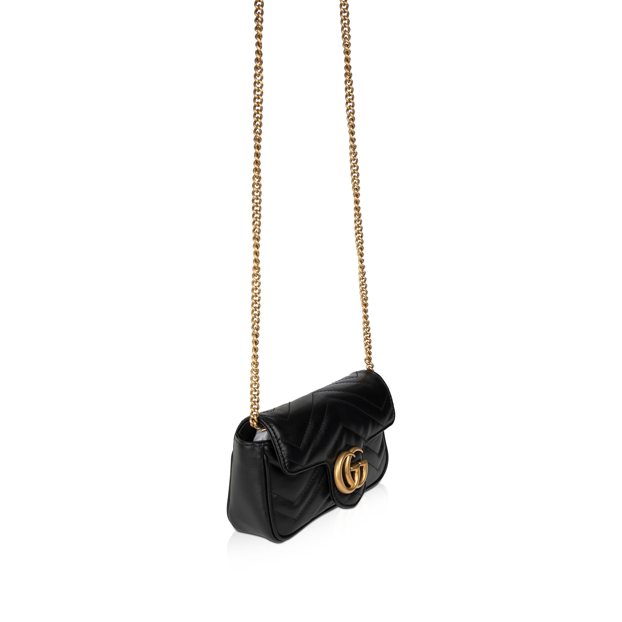 Gucci GG Marmont Matelasse Super Mini Bag w/ Box – OLIVER'S