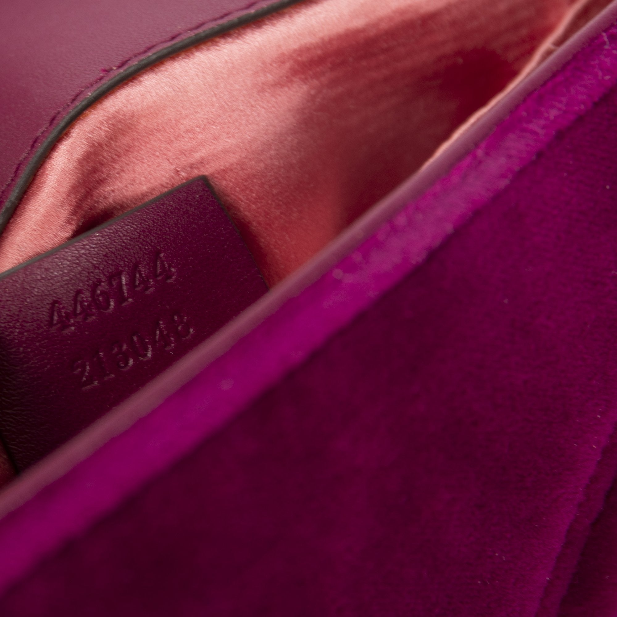 Gucci GG Marmont Matelasse Velvet Mini Bag