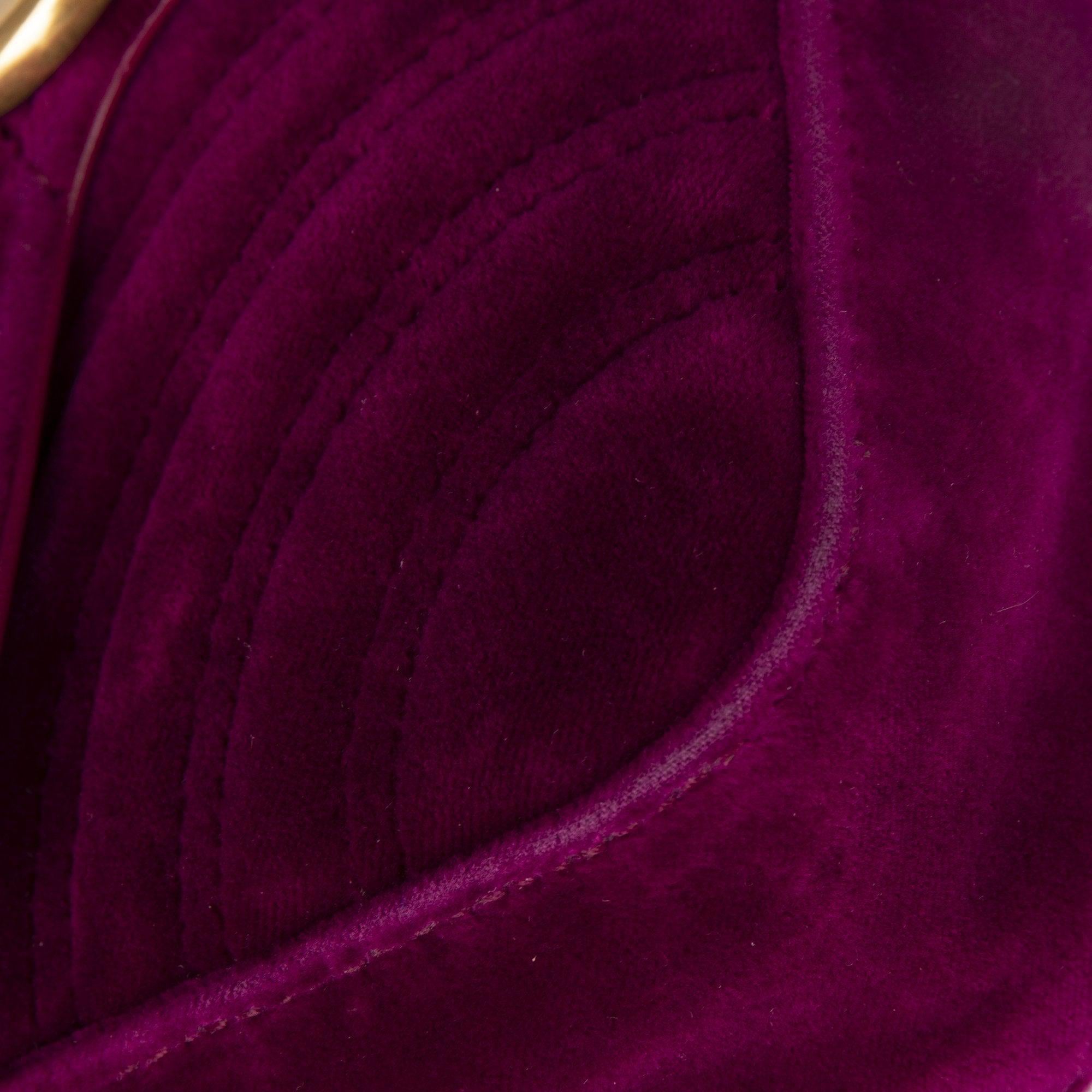 Gucci GG Marmont Matelasse Velvet Mini Bag