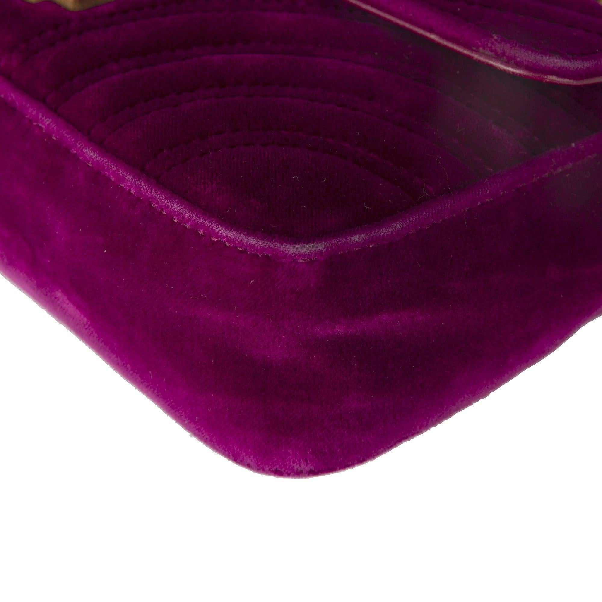 Gucci GG Marmont Matelasse Velvet Mini Bag