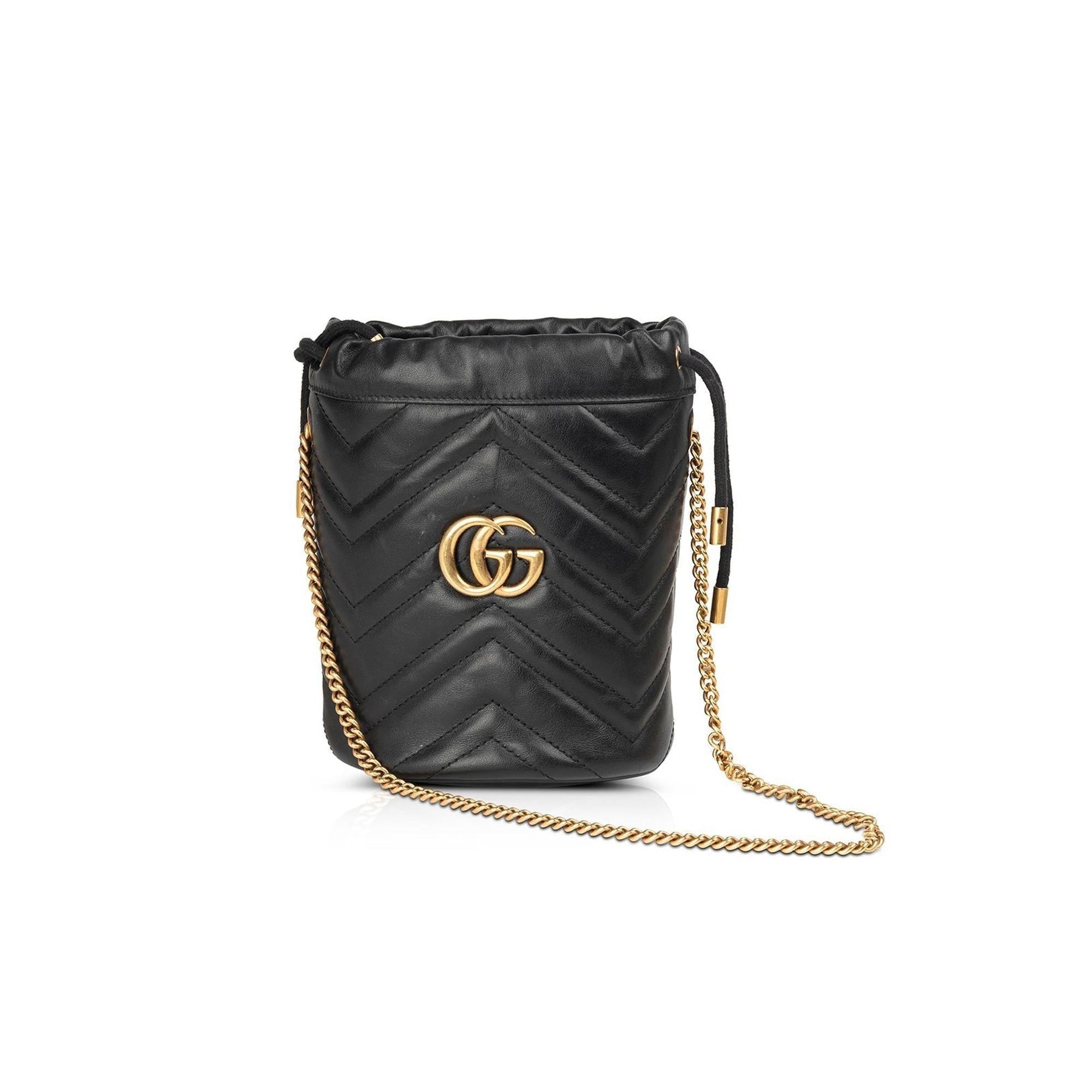 Gucci GG Marmont Mini Bucket Bag