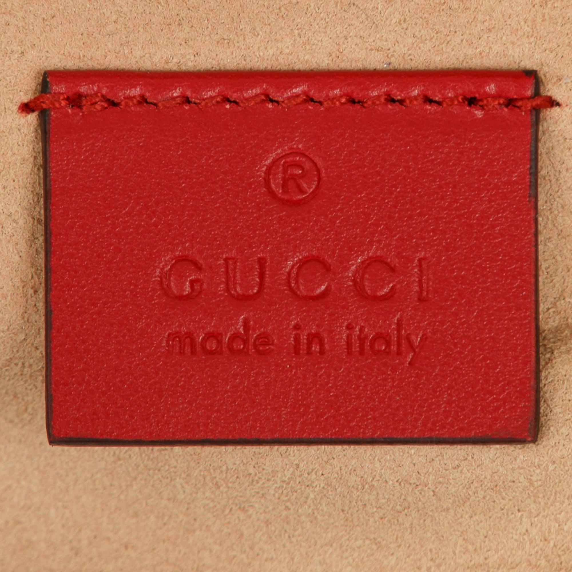 Gucci GG Marmont Mini Top Handle Bag w/ Box