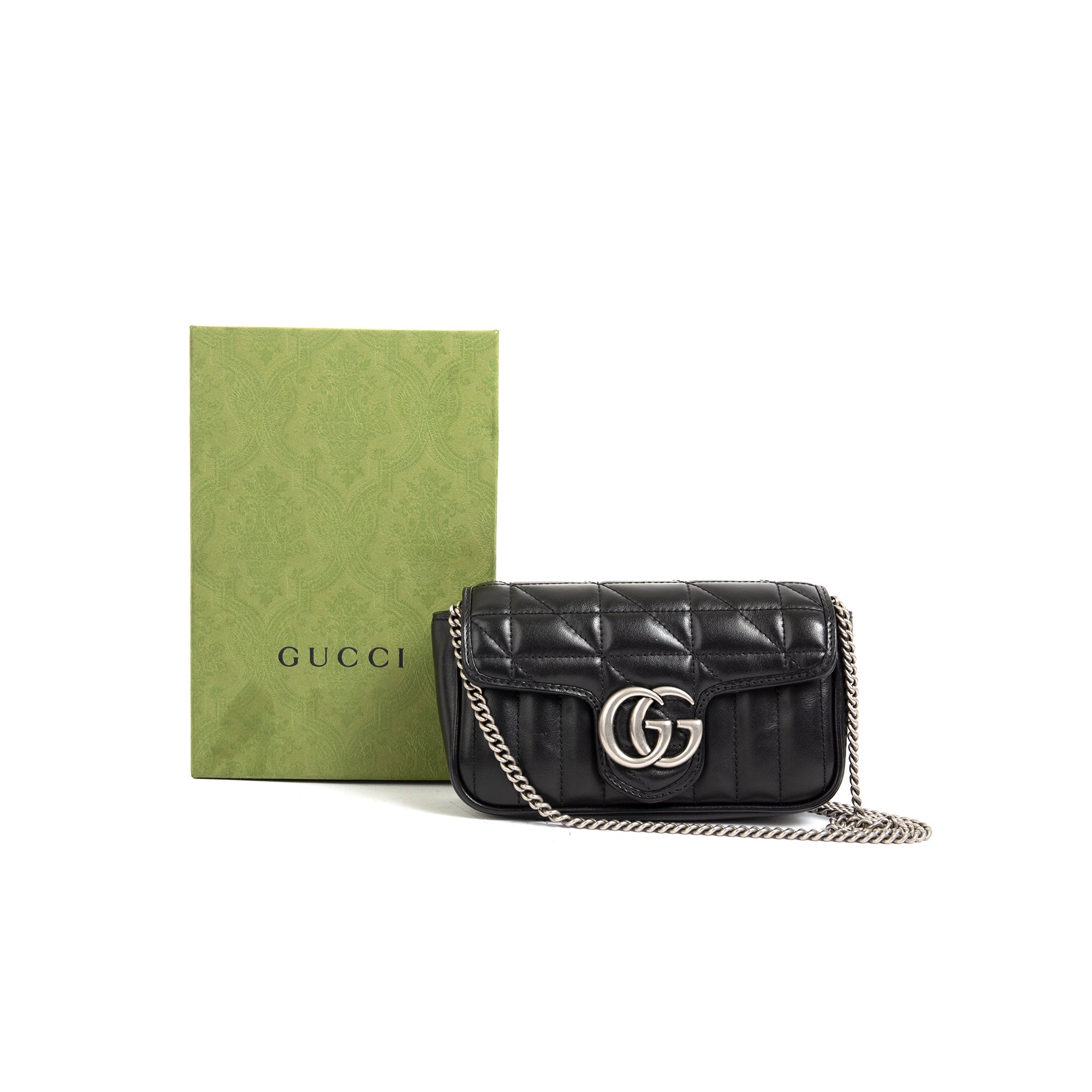 Gucci GG Marmont Super Mini Bag w/ Box