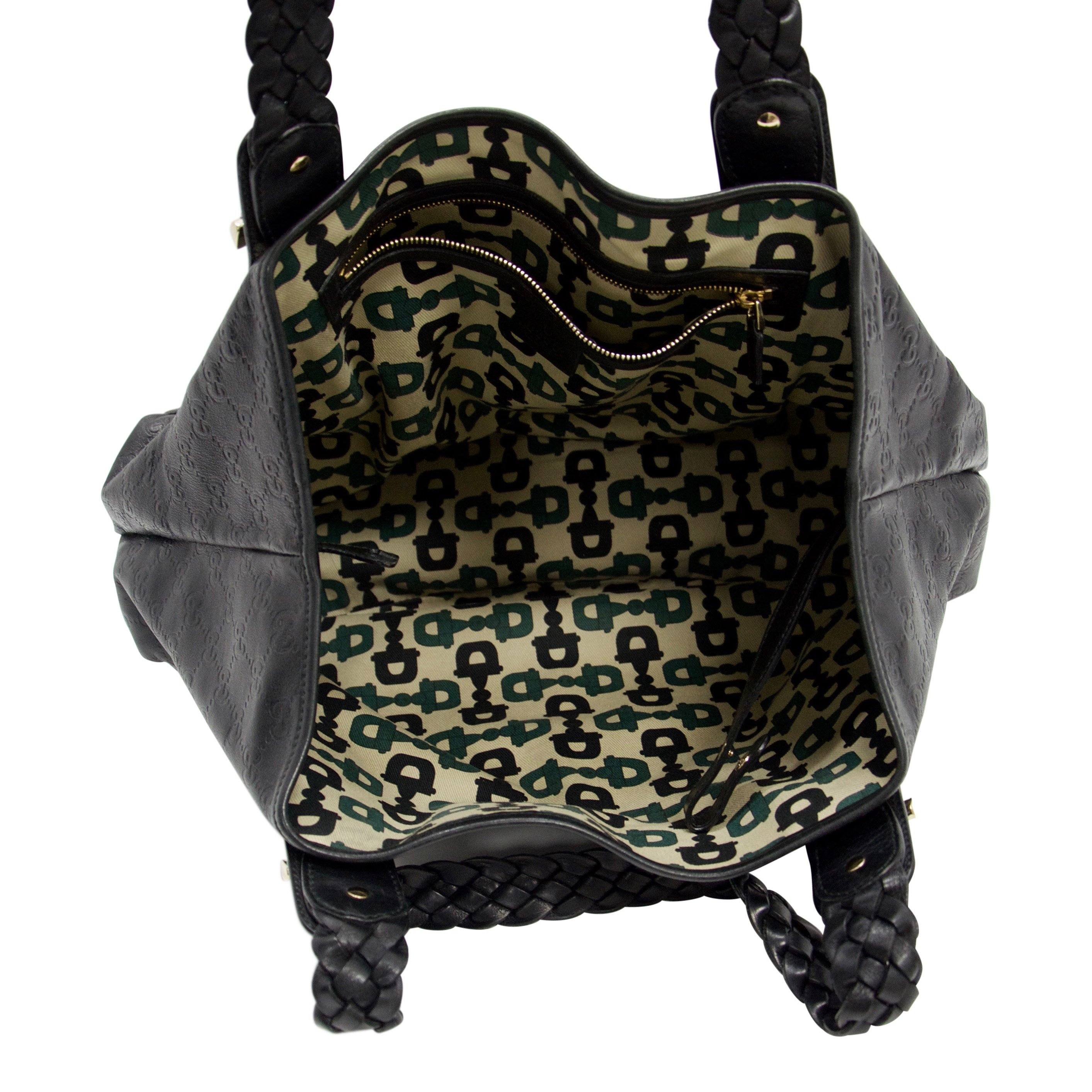 Gucci GG Medium Leather Pelham Tote