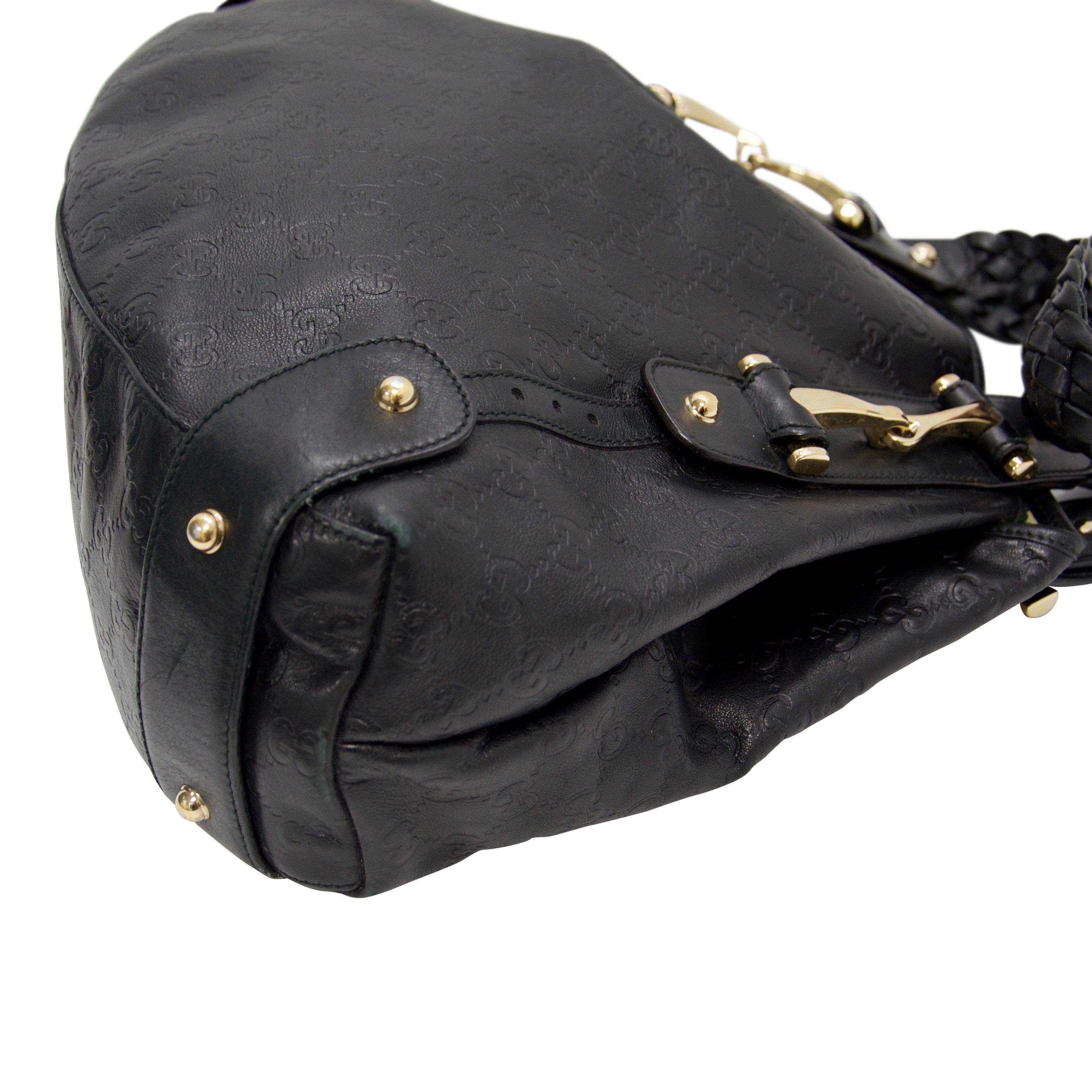 Gucci GG Medium Leather Pelham Tote