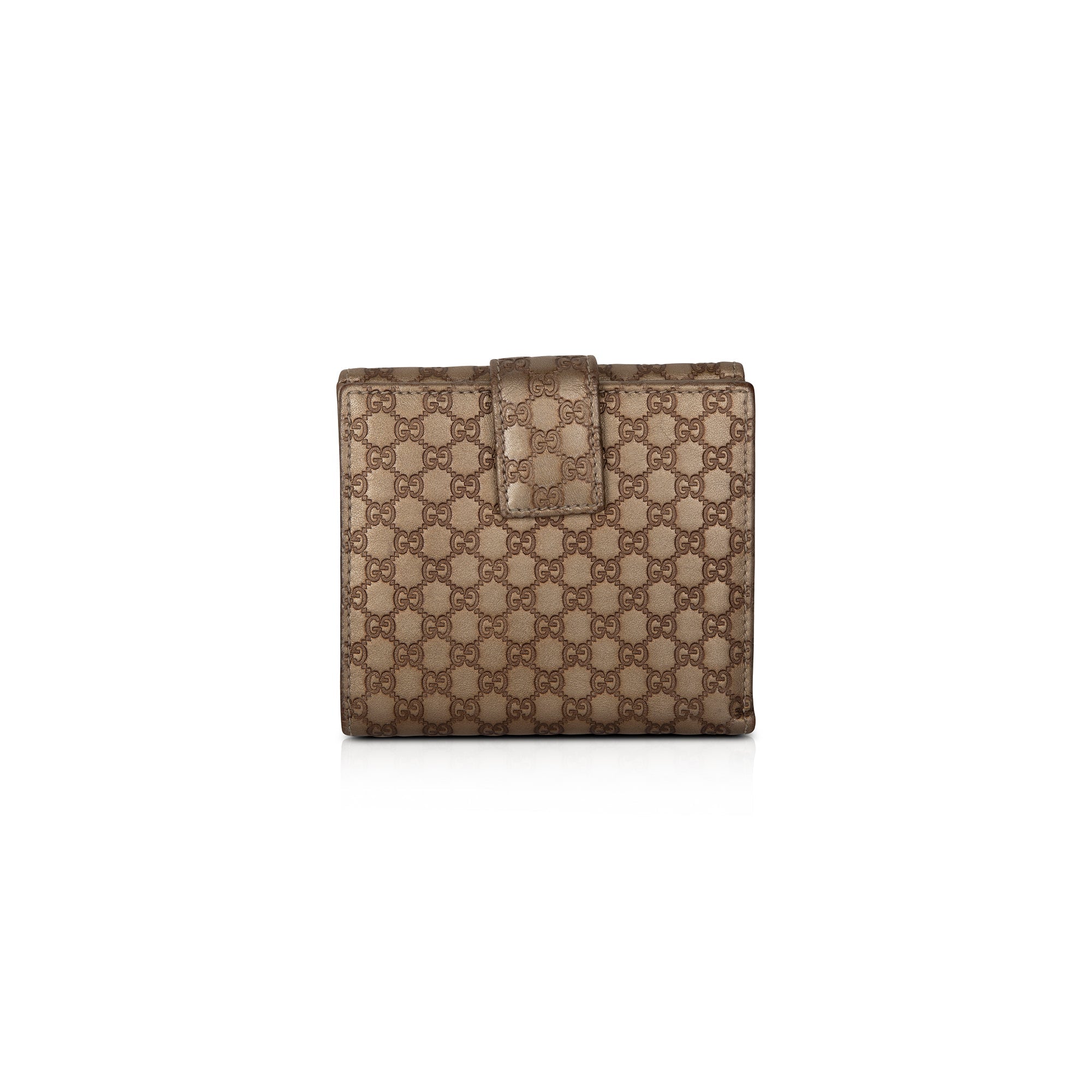 Gucci GG Microguccissima Compact Wallet w/ Box