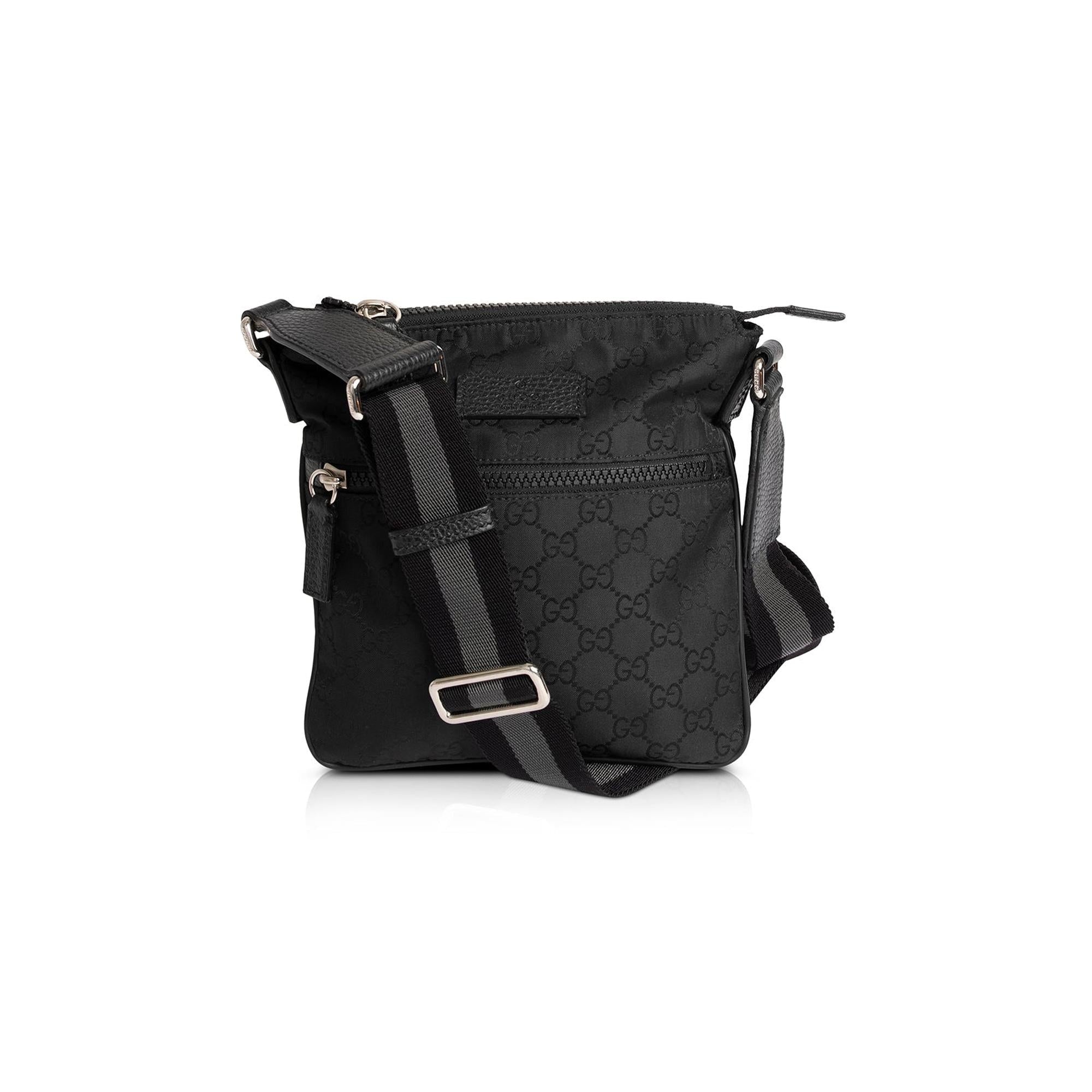 Gucci GG Nylon Mini Messenger Bag