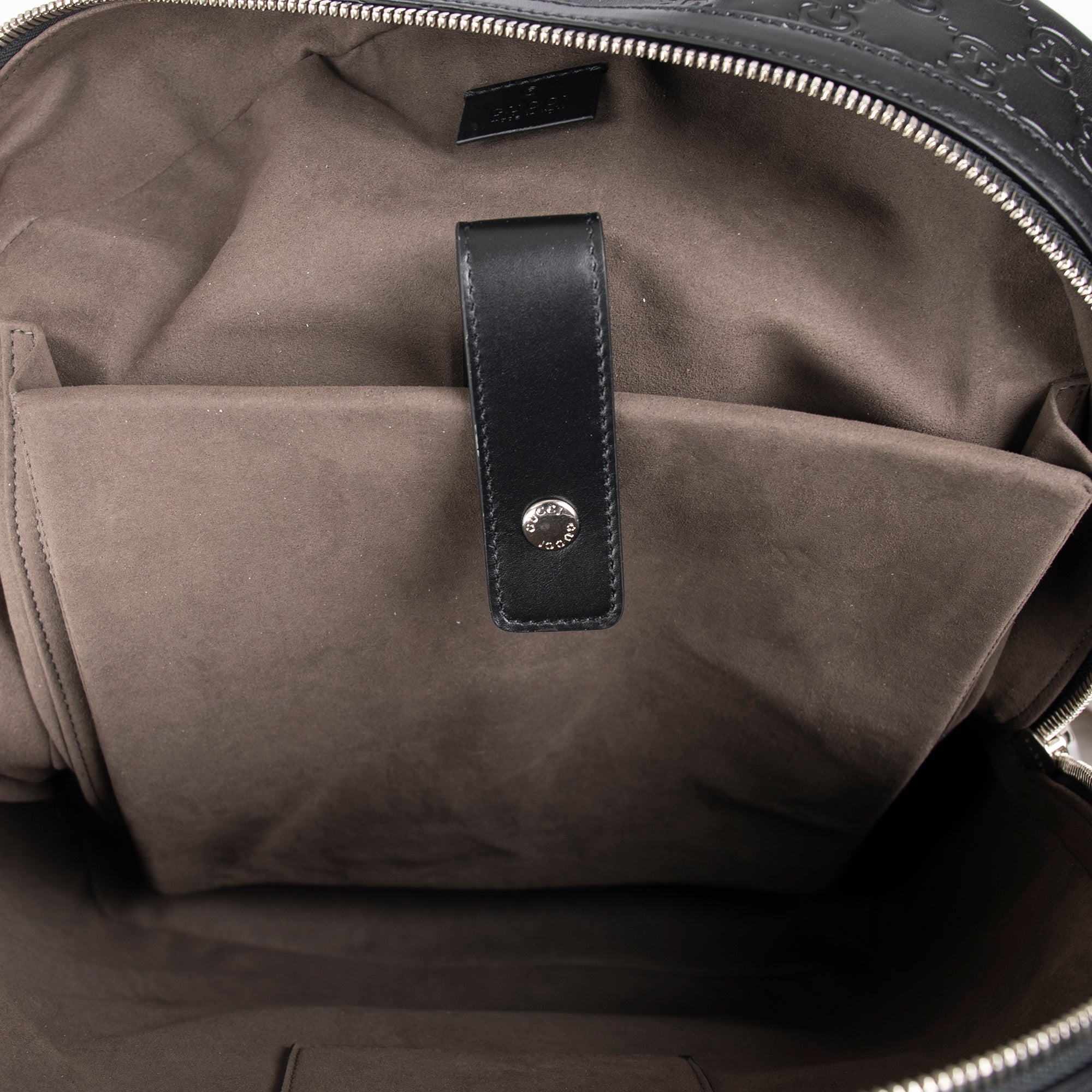 Gucci GG Signature Leather Backpack w/ Box