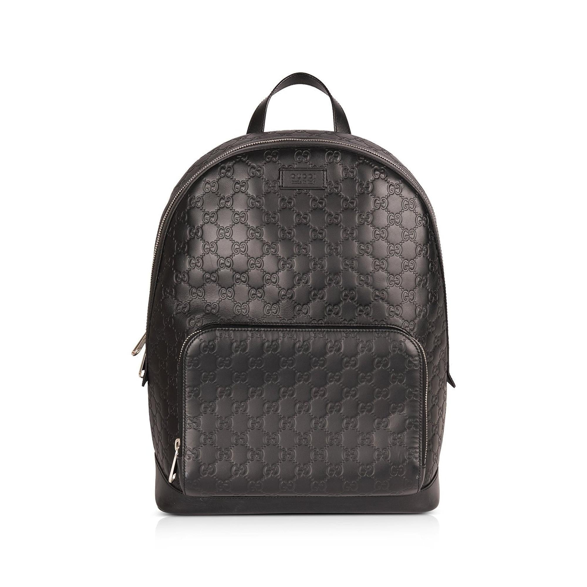 Gucci GG Signature Leather Backpack – OLIVER'S