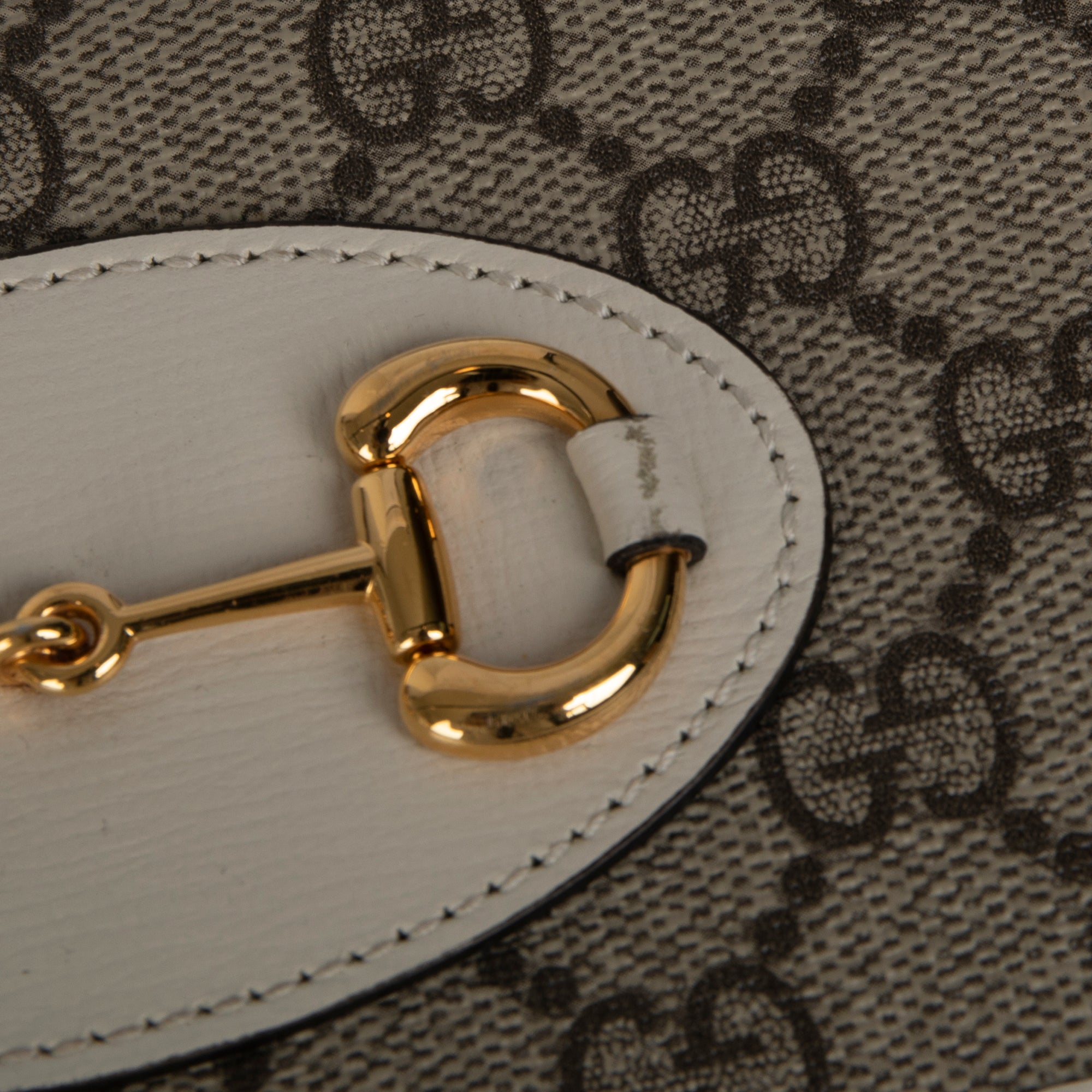 Gucci GG Supreme 1955 Horsebit Wallet on Chain w/ Box