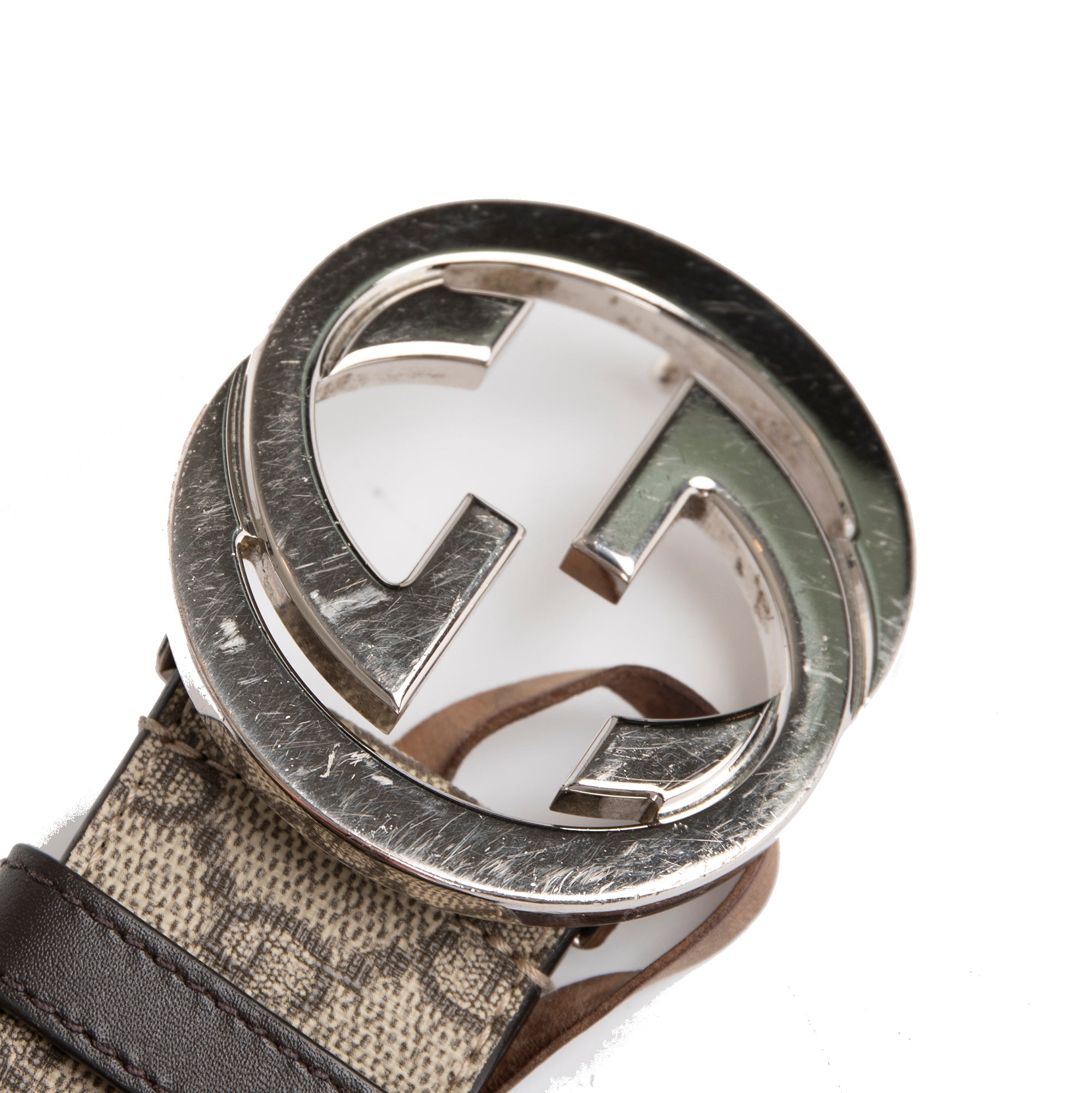 Gucci GG Supreme Belt with G Buckle