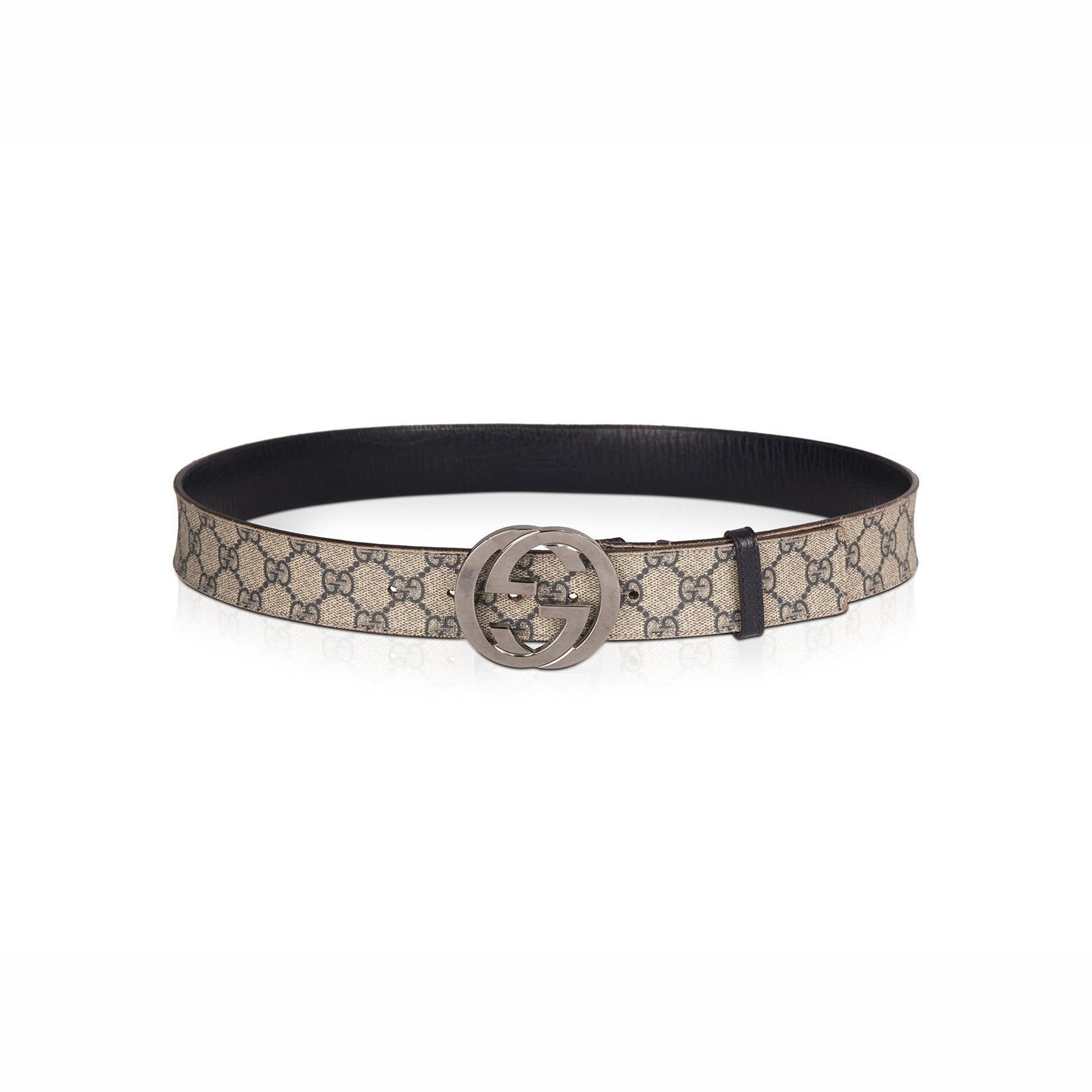 Gucci GG Supreme Belt with G Buckle