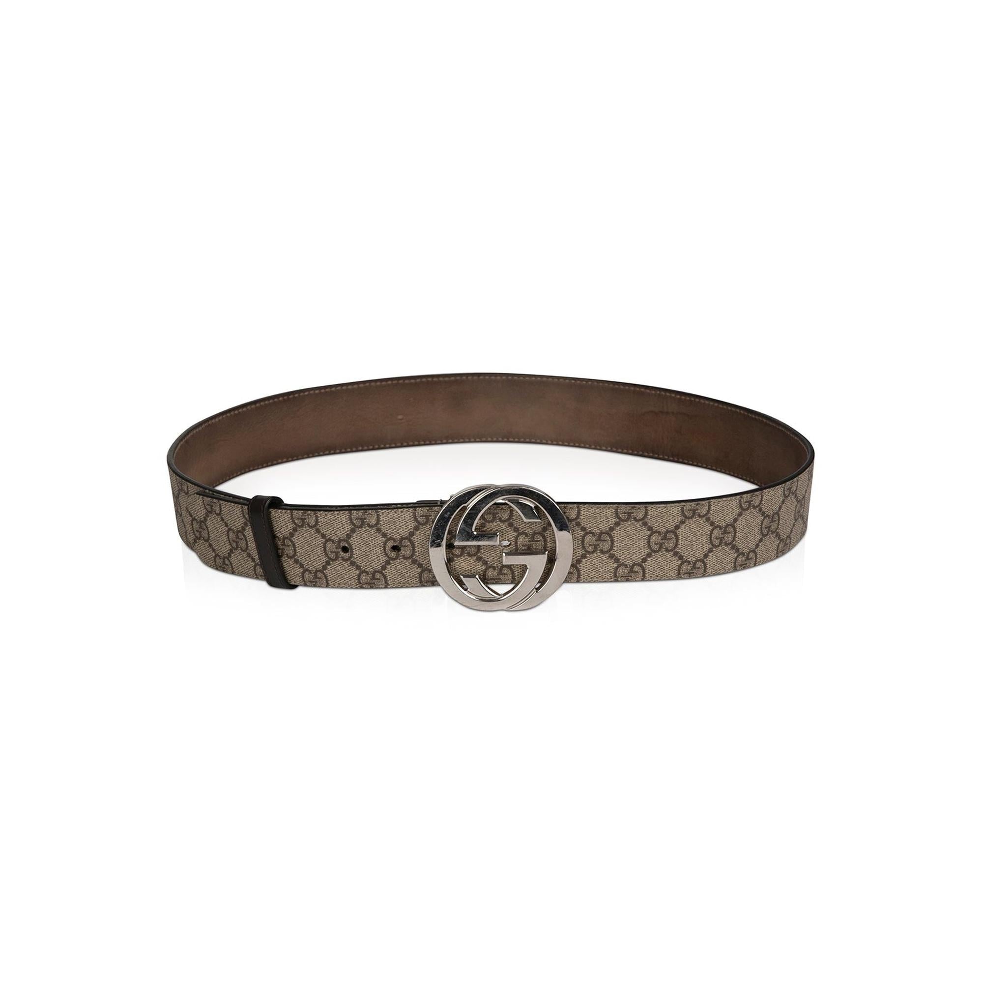 Gucci GG Supreme Belt with G Buckle