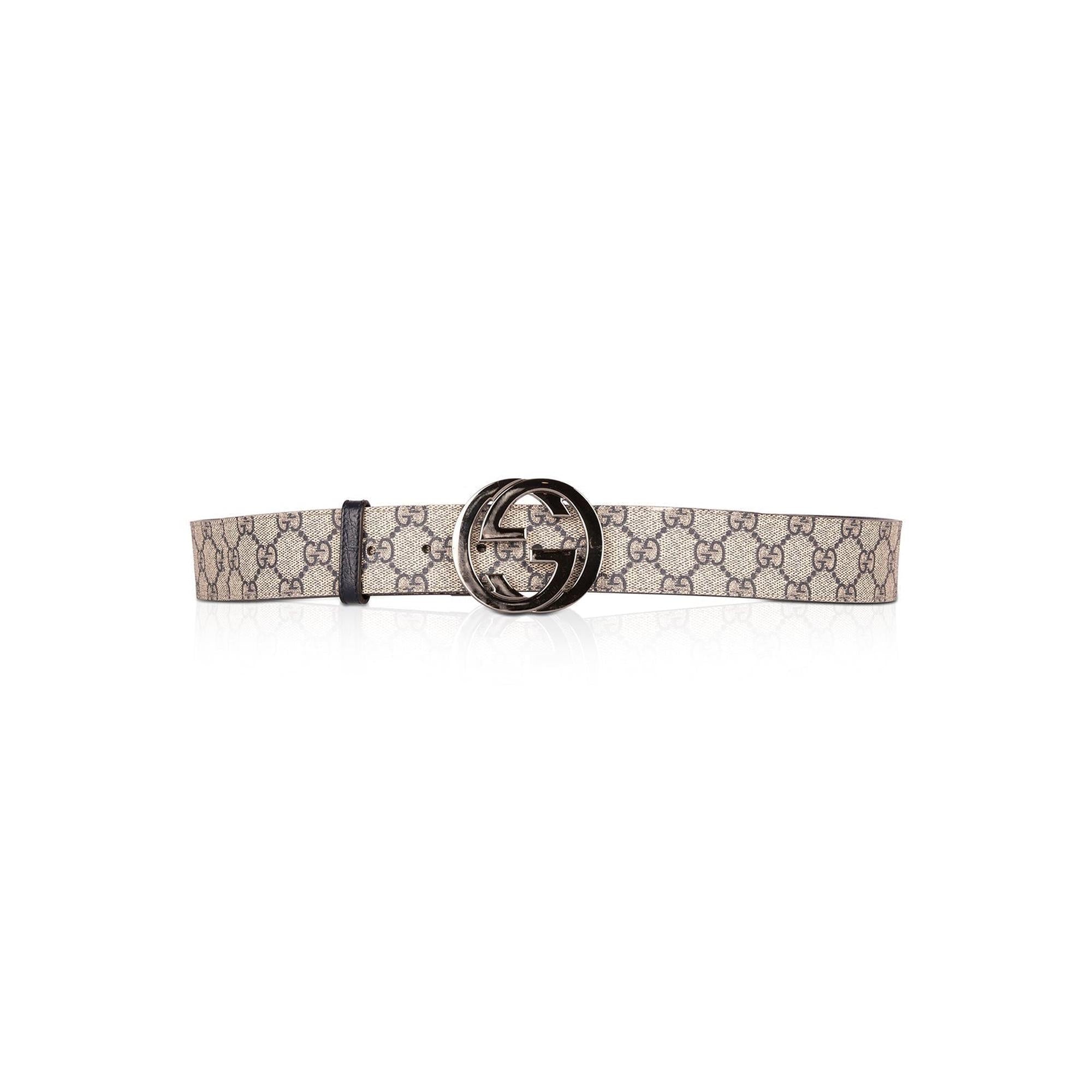 Gucci GG Supreme Belt with G Buckle